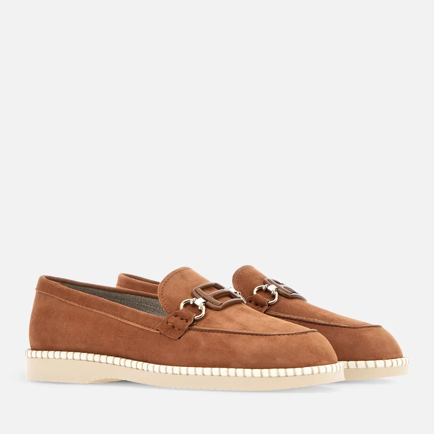 Schnürschuhe & Mokassins<Hogan Destrukturierte Loafer H642 Braun