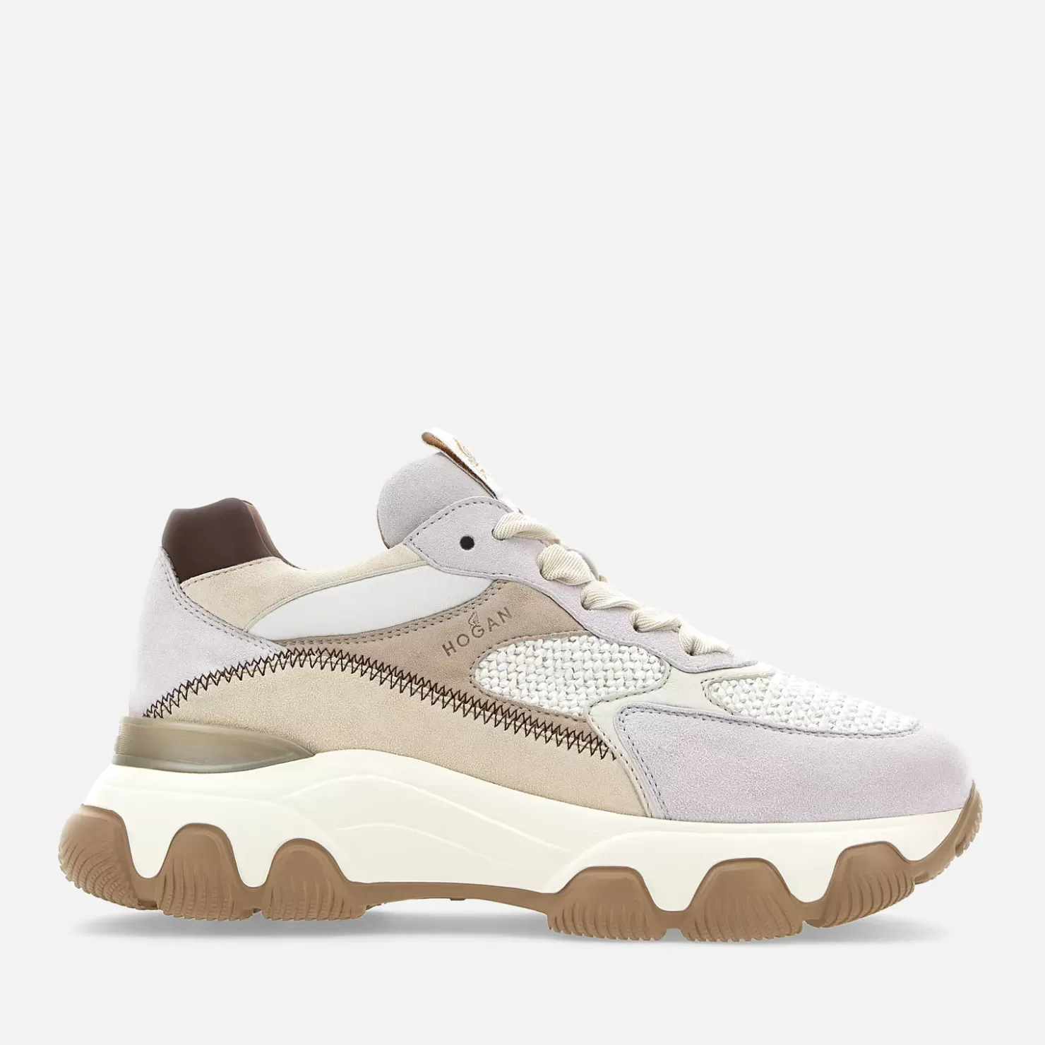 Chunky Sneakers<Hogan Hyperactive Weiss/ Beige/ Lila