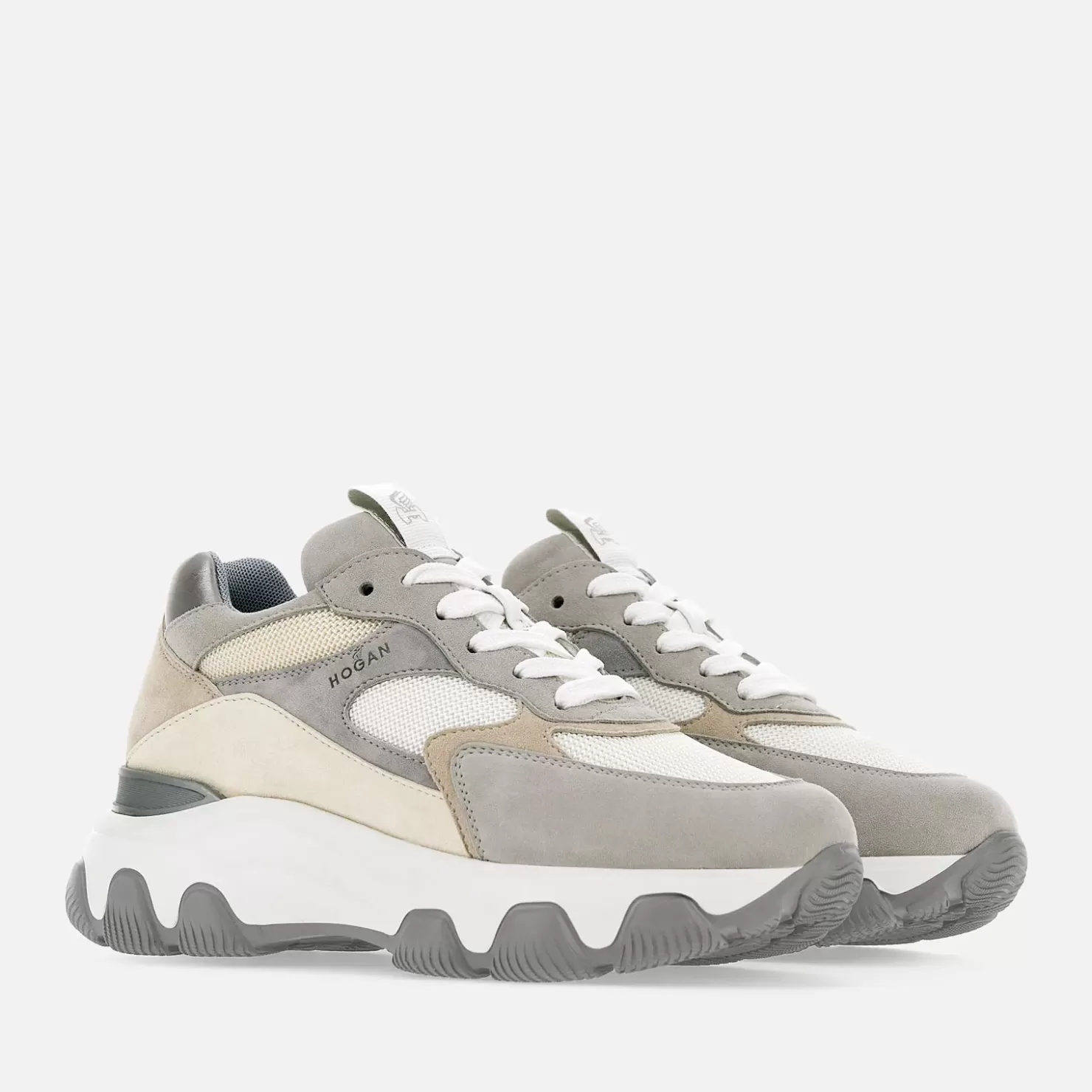 Chunky Sneakers<Hogan Hyperactive Beige/ Weiss/ Grau