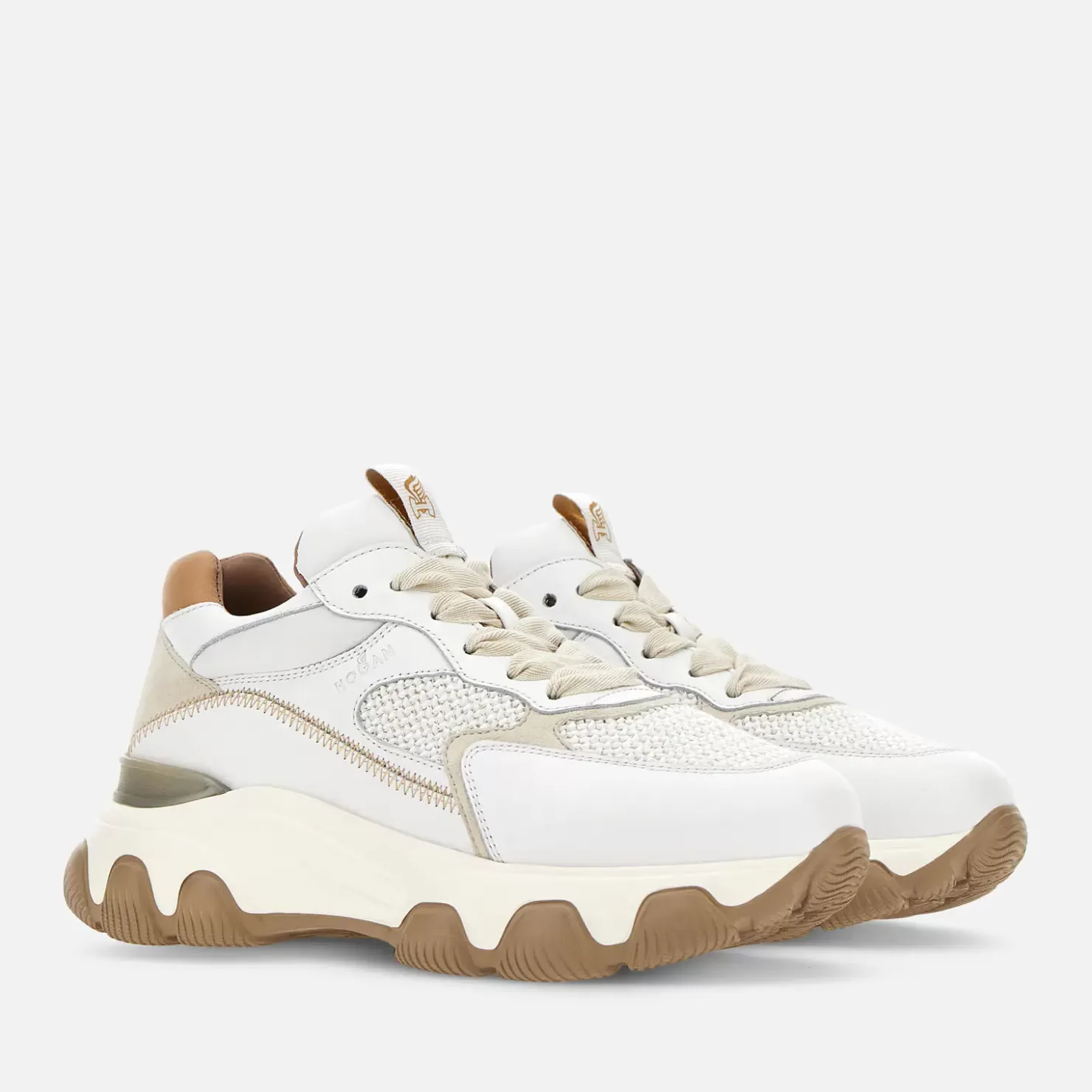 Chunky Sneakers<Hogan Hyperactive Weiss/ Elfenbein/ Beige