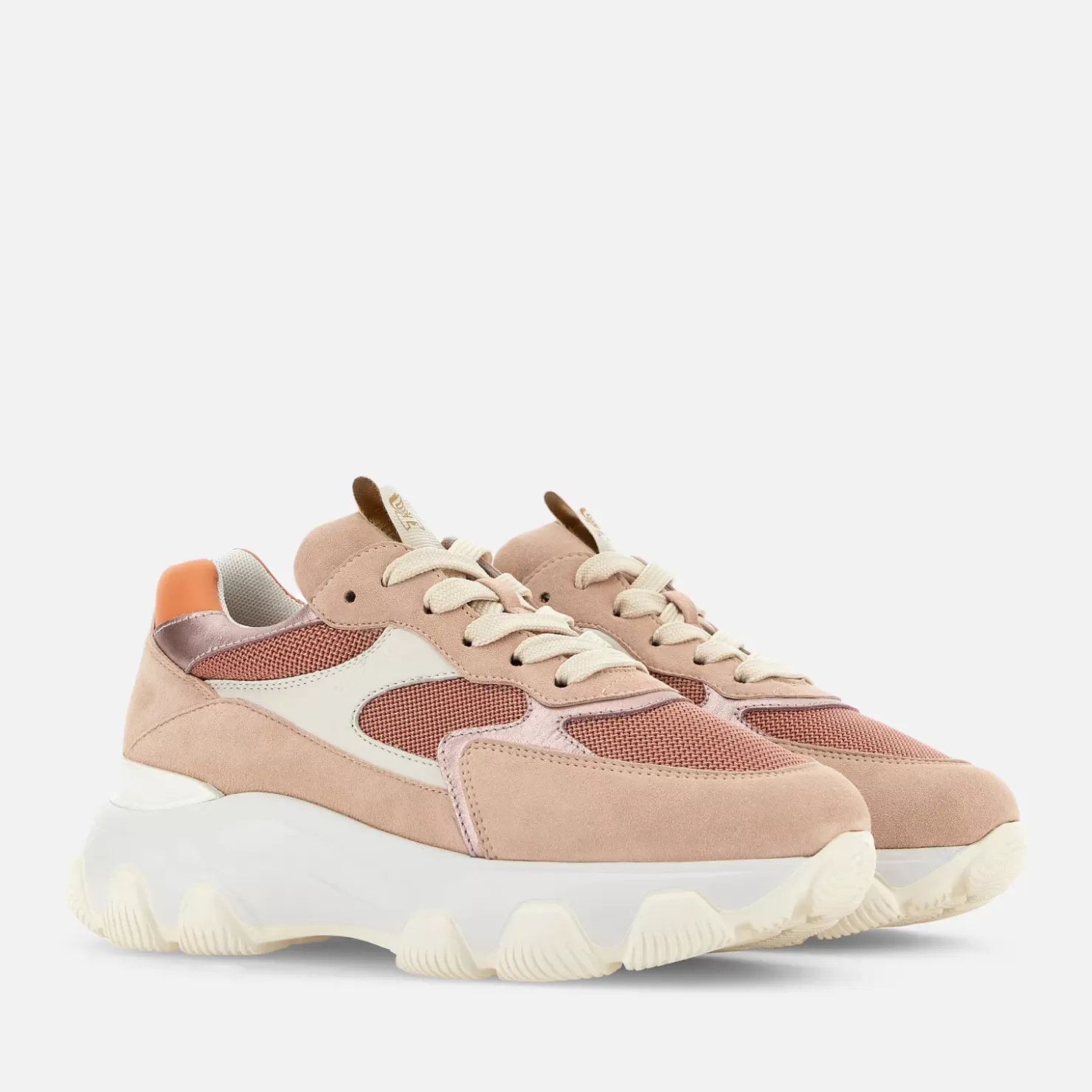 Chunky Sneakers<Hogan Hyperactive Weiss/ Rosa/ Orange