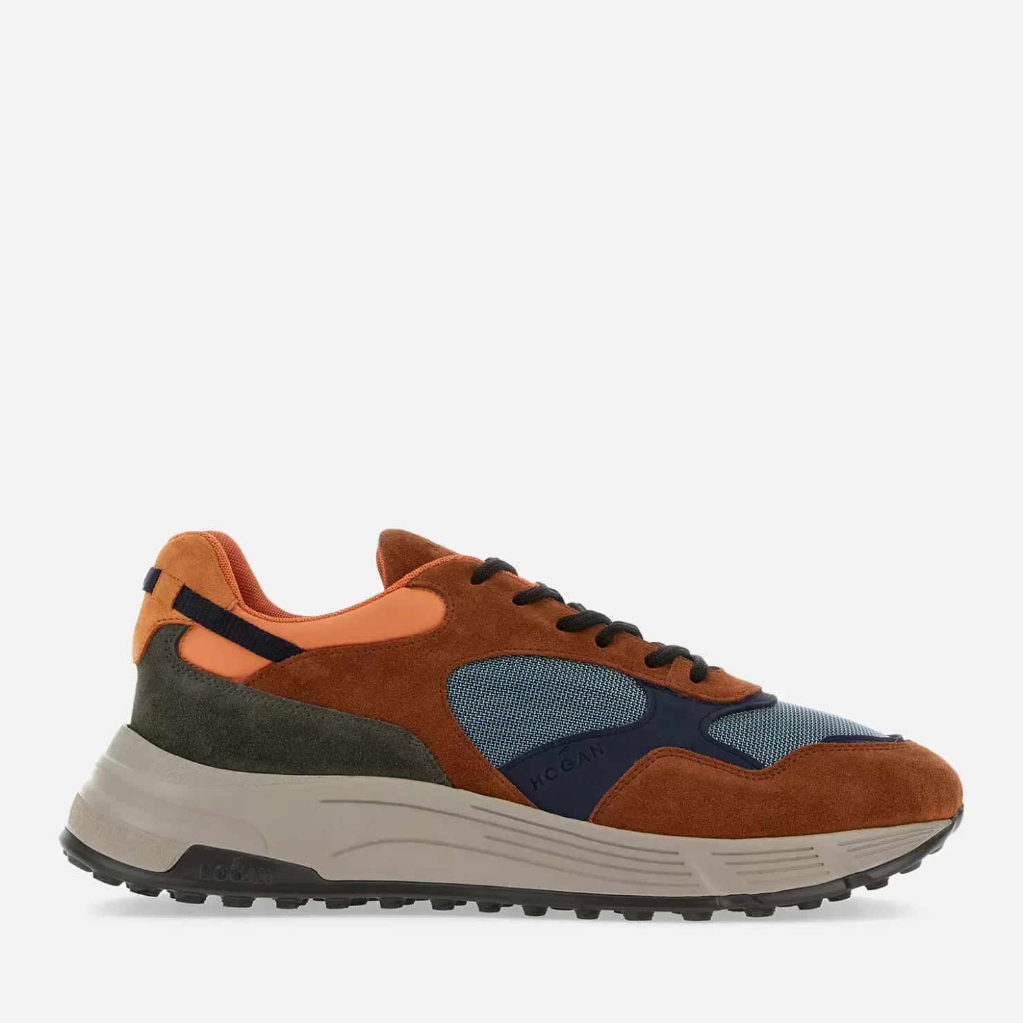 Sporty Sneaker<Hogan Hyperlight Orange/ Blau/ Grun