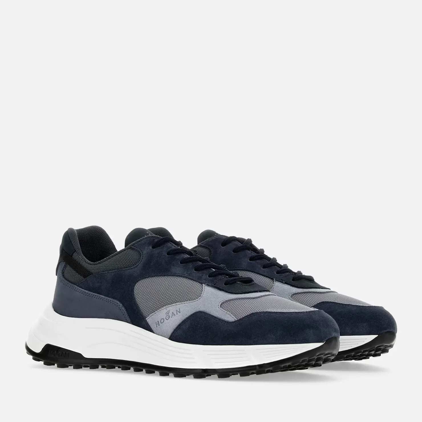 Sporty Sneaker<Hogan Hyperlight Blau/ Grau/ Schwarz