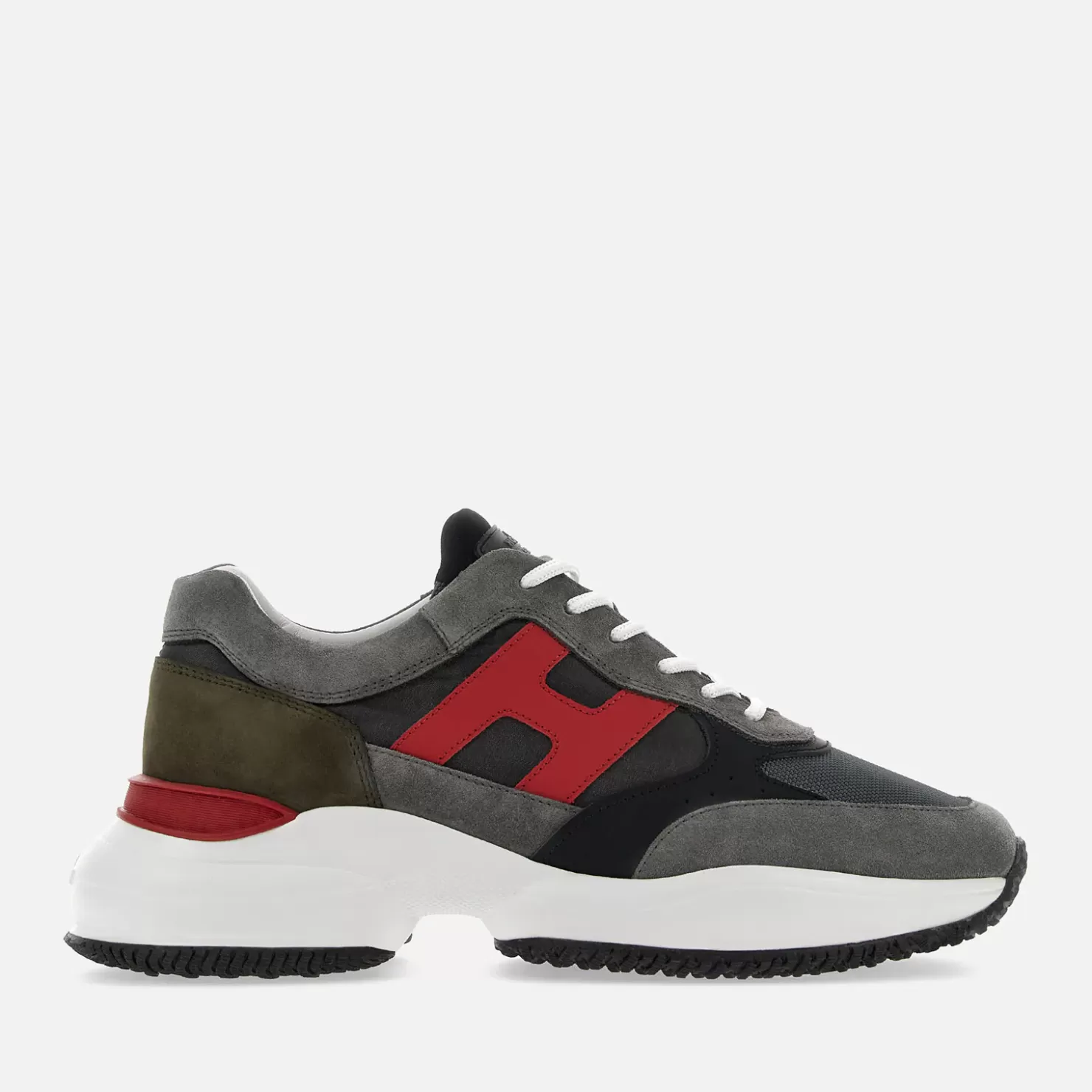 Chunky Sneakers<Hogan Interaction Grau/ Rot/ Blau