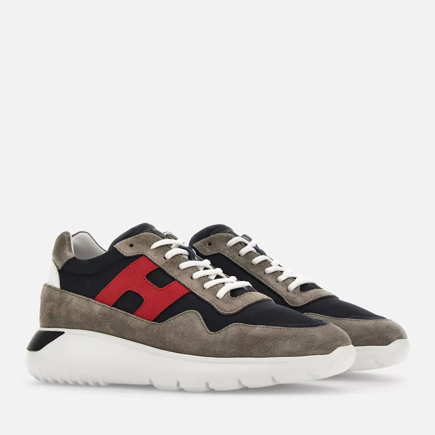 Chunky Sneakers<Hogan Interactive³ Grau/ Blau/ Rot