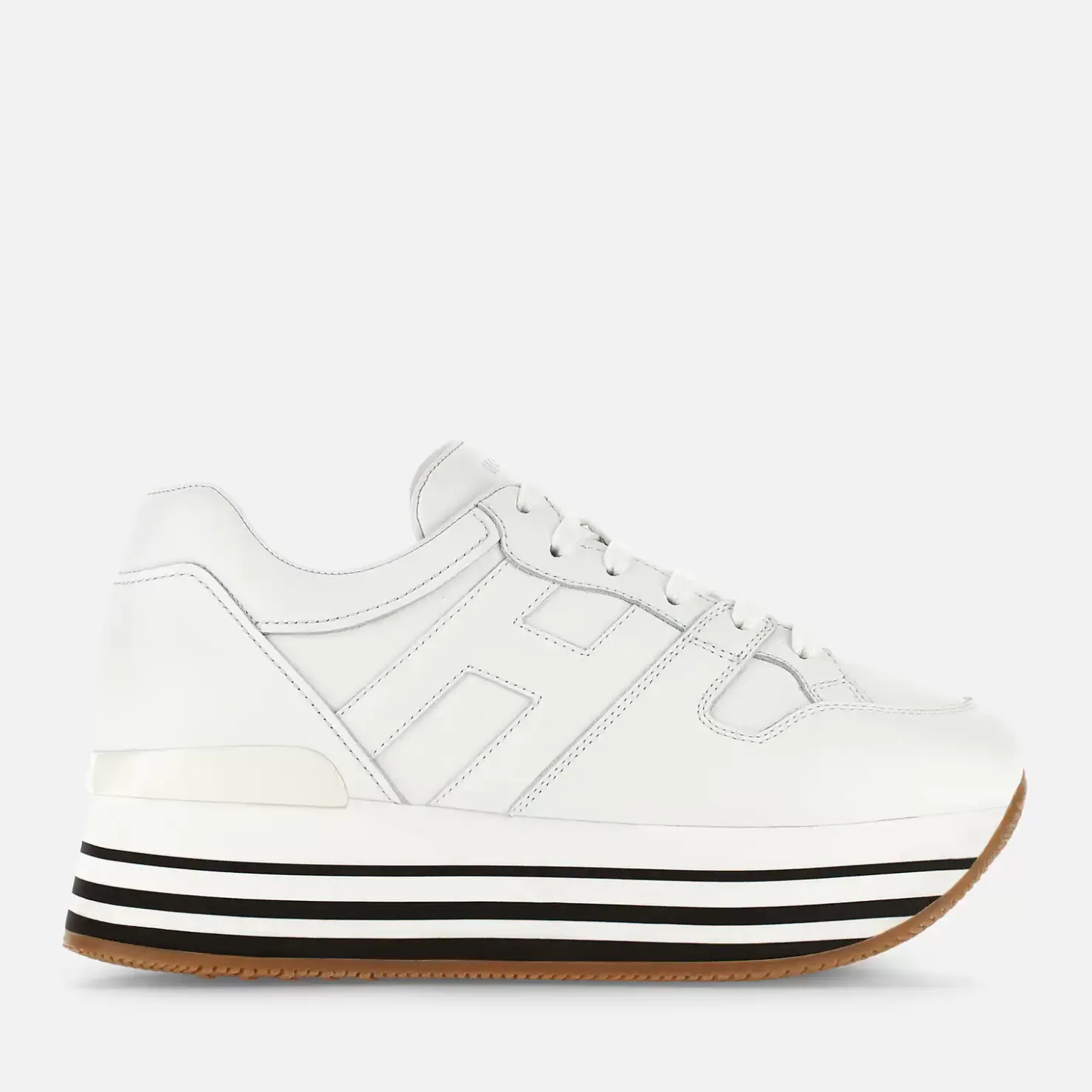 Plateauschuhe<Hogan Maxi H222 Weiss