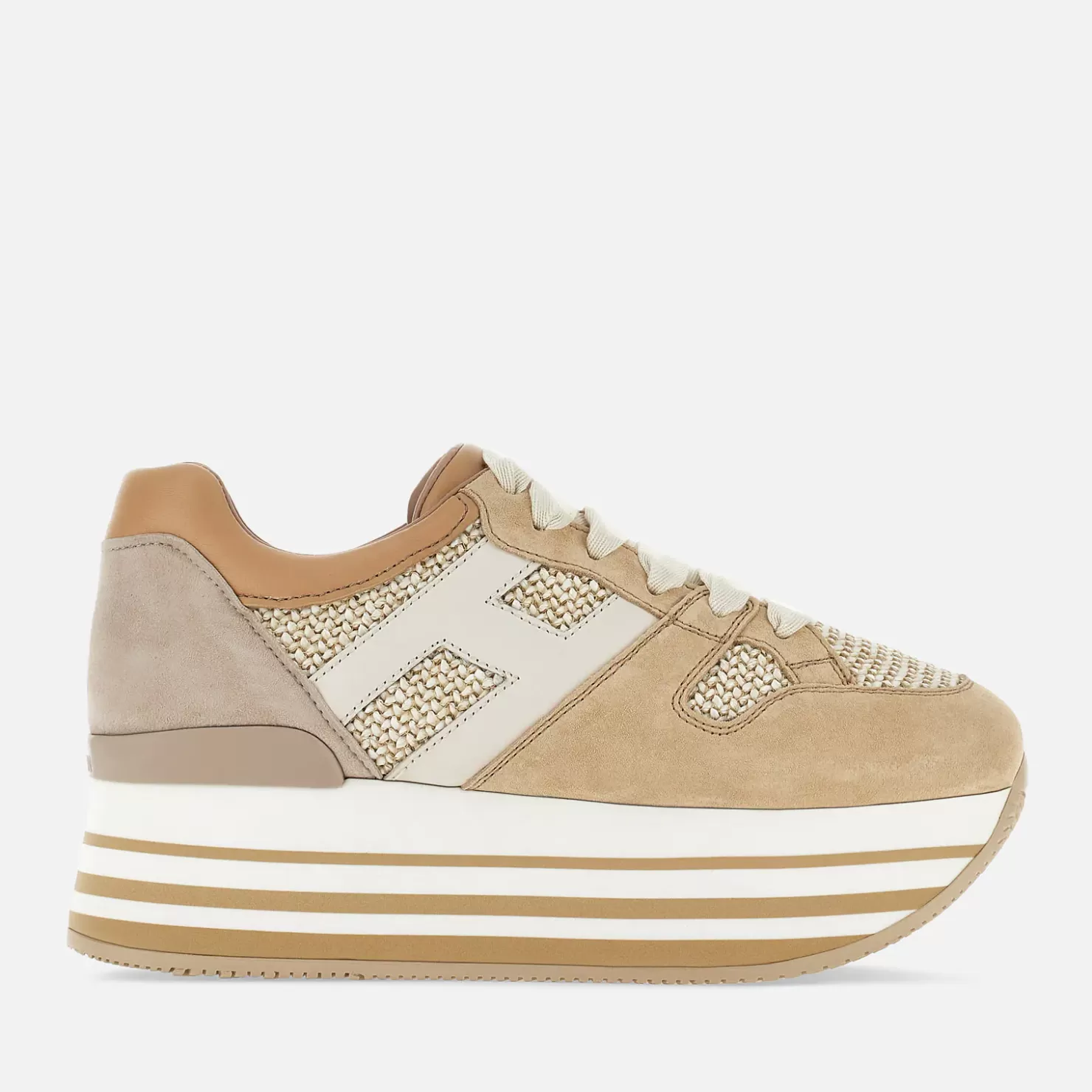 Plateauschuhe<Hogan Maxi H222 Beige