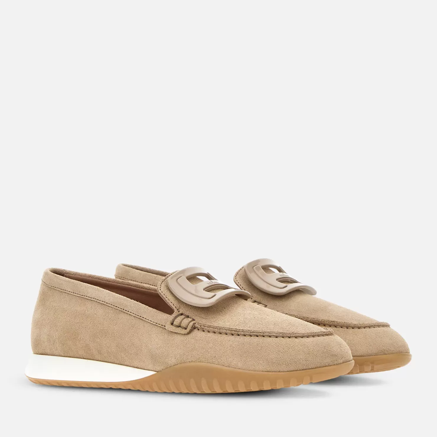 Schnürschuhe & Mokassins<Hogan Olympia-Z Loafer Beige