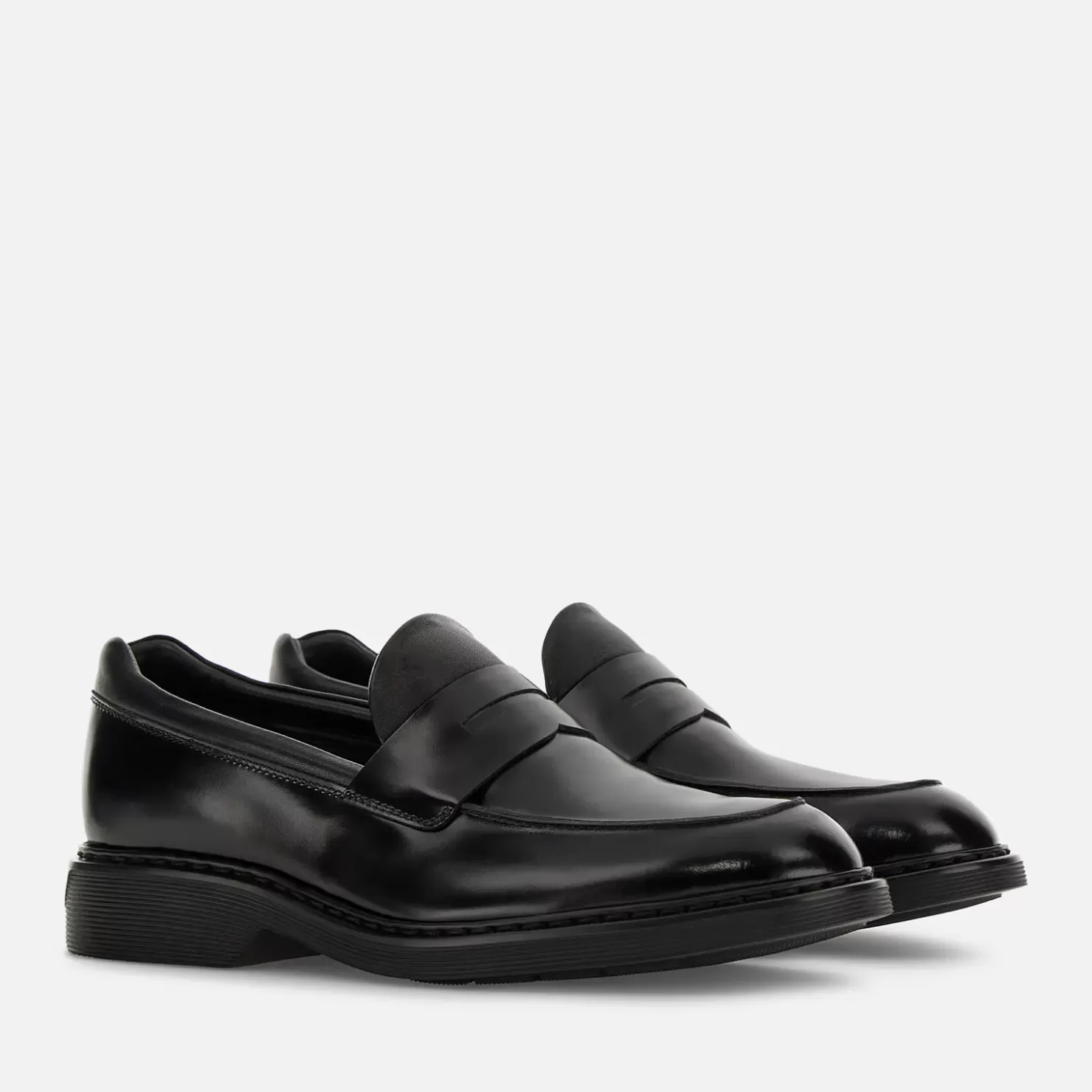 Schnürschuhe & Loafers<Hogan Loafers H576 Schwarz