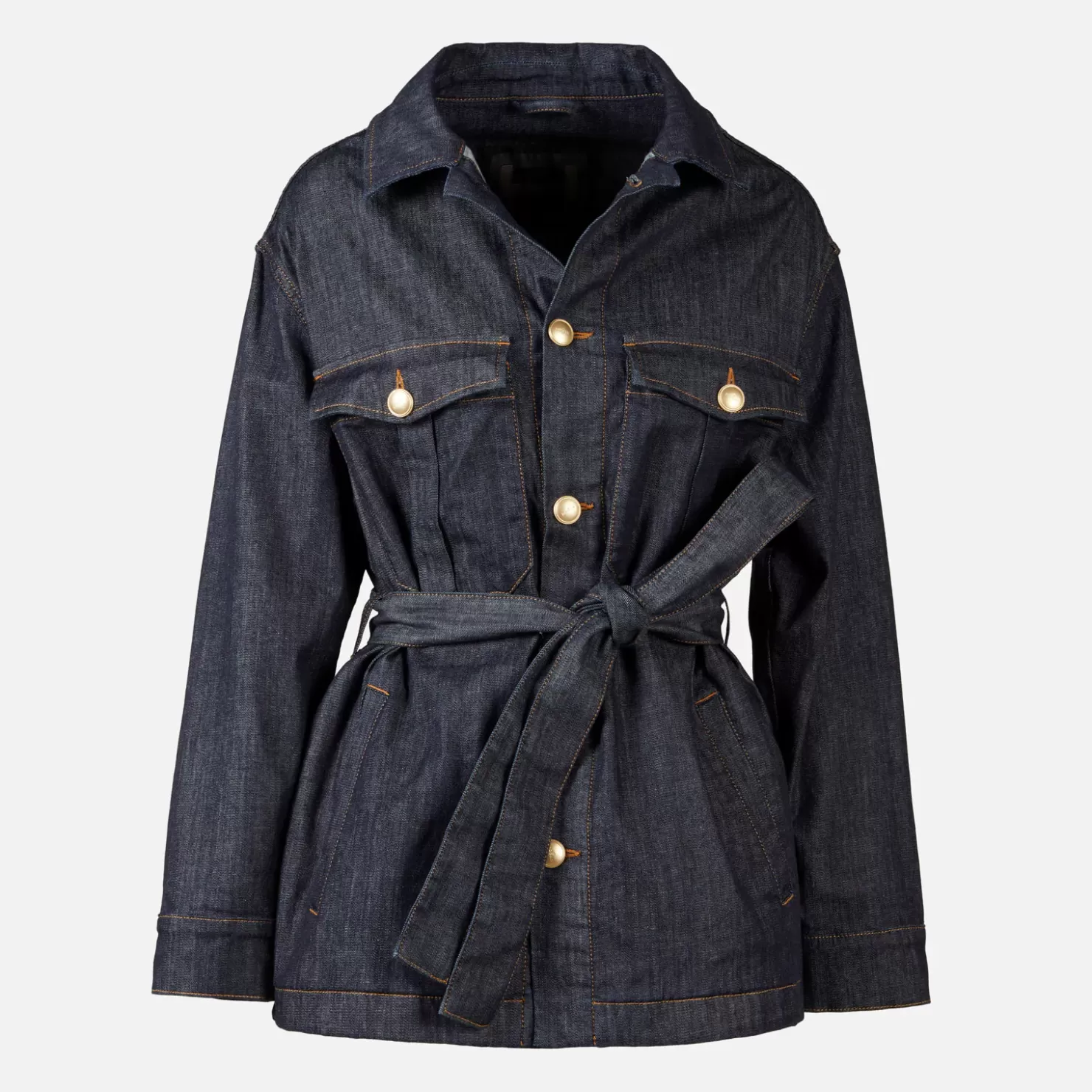 Bekleidung<Hogan Saharijacke Aus Denim Blau