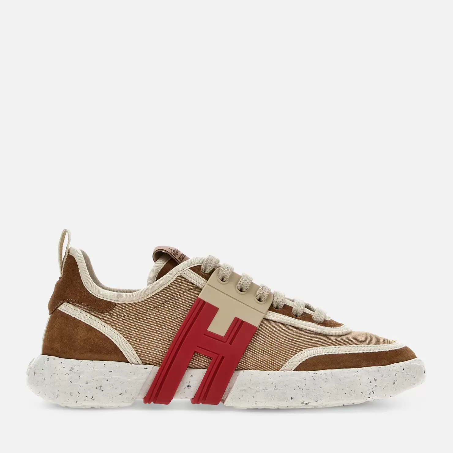 Flat Sneaker<Hogan Sneakers -3R Braun/ Elfenbein/ Rot