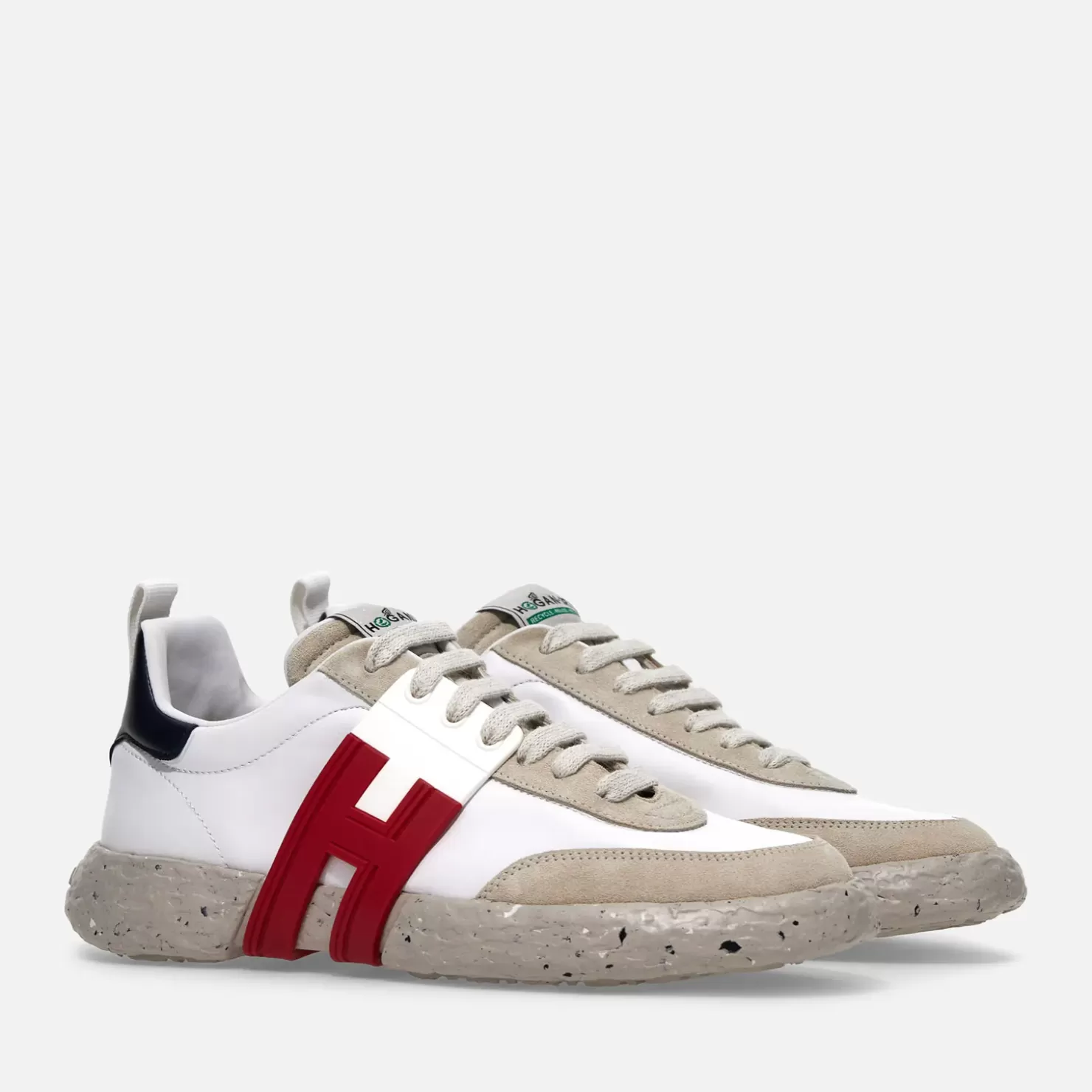 Flat Sneaker<Hogan Sneakers -3R Weiss/ Rot/ Beige