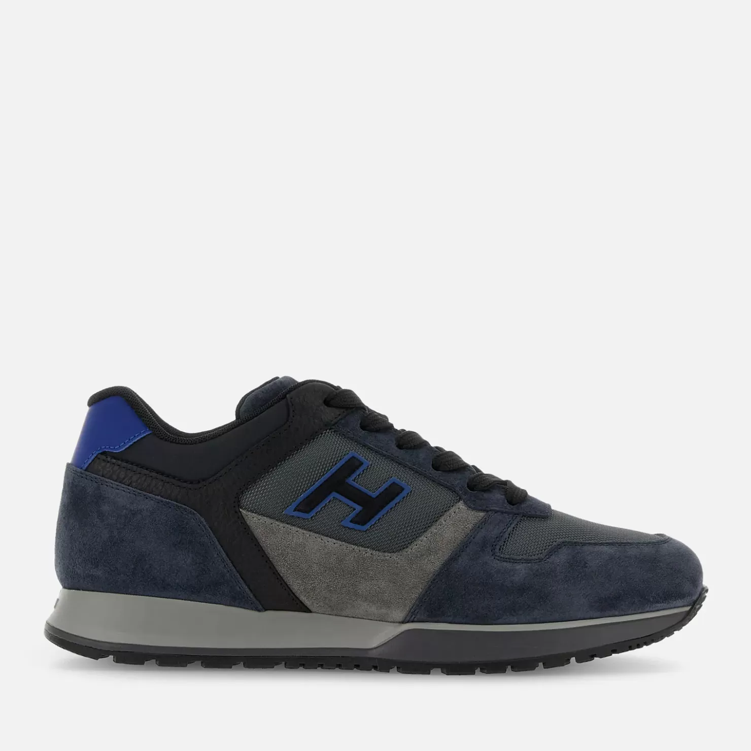 Sporty Sneaker<Hogan Sneakers H321 Grau/ Blau/ Schwarz