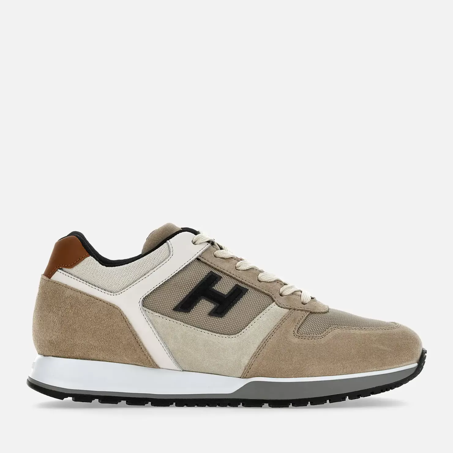 Sporty Sneaker<Hogan Sneakers H321 Beige/ Schwarz/ Elfenbein