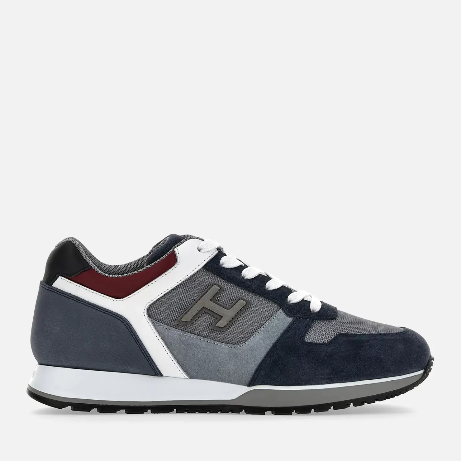 Sporty Sneaker<Hogan Sneakers H321 Grau/ Blau/ Weiss