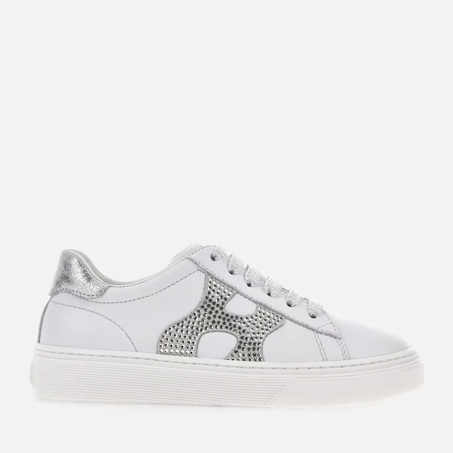 Junior<Hogan Sneakers H365 Silber/ Weiss