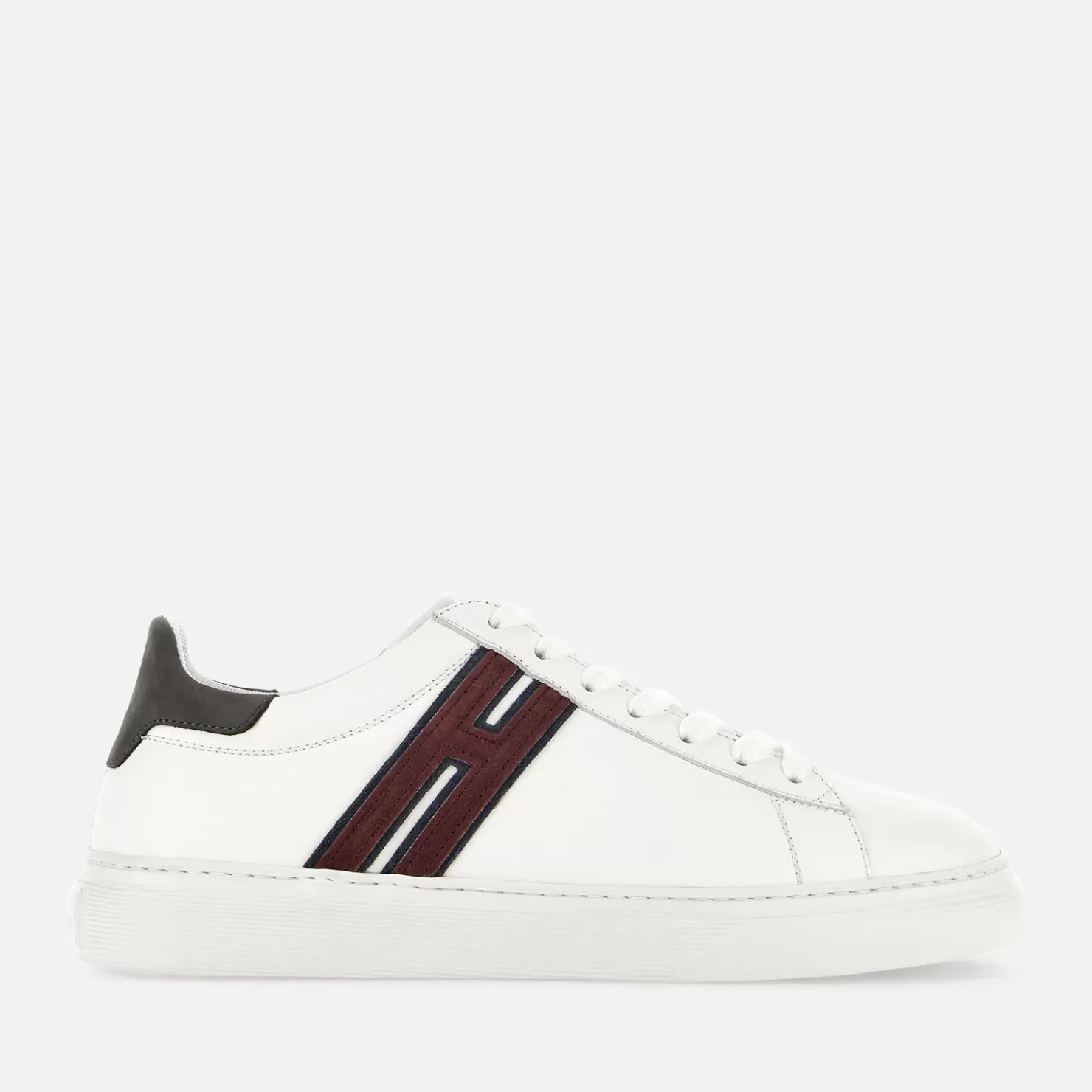 Flat Sneaker<Hogan Sneakers H365 Weiss/ Bordeaux