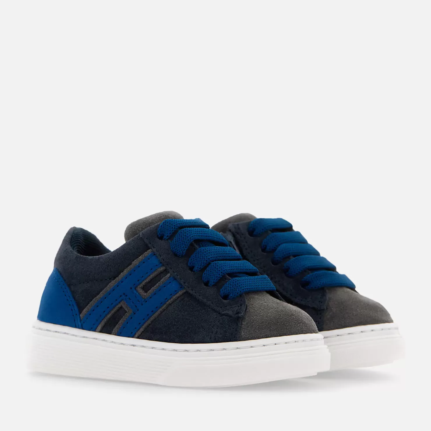 Erste Schritte<Hogan Sneakers H365 Blau/ Grau