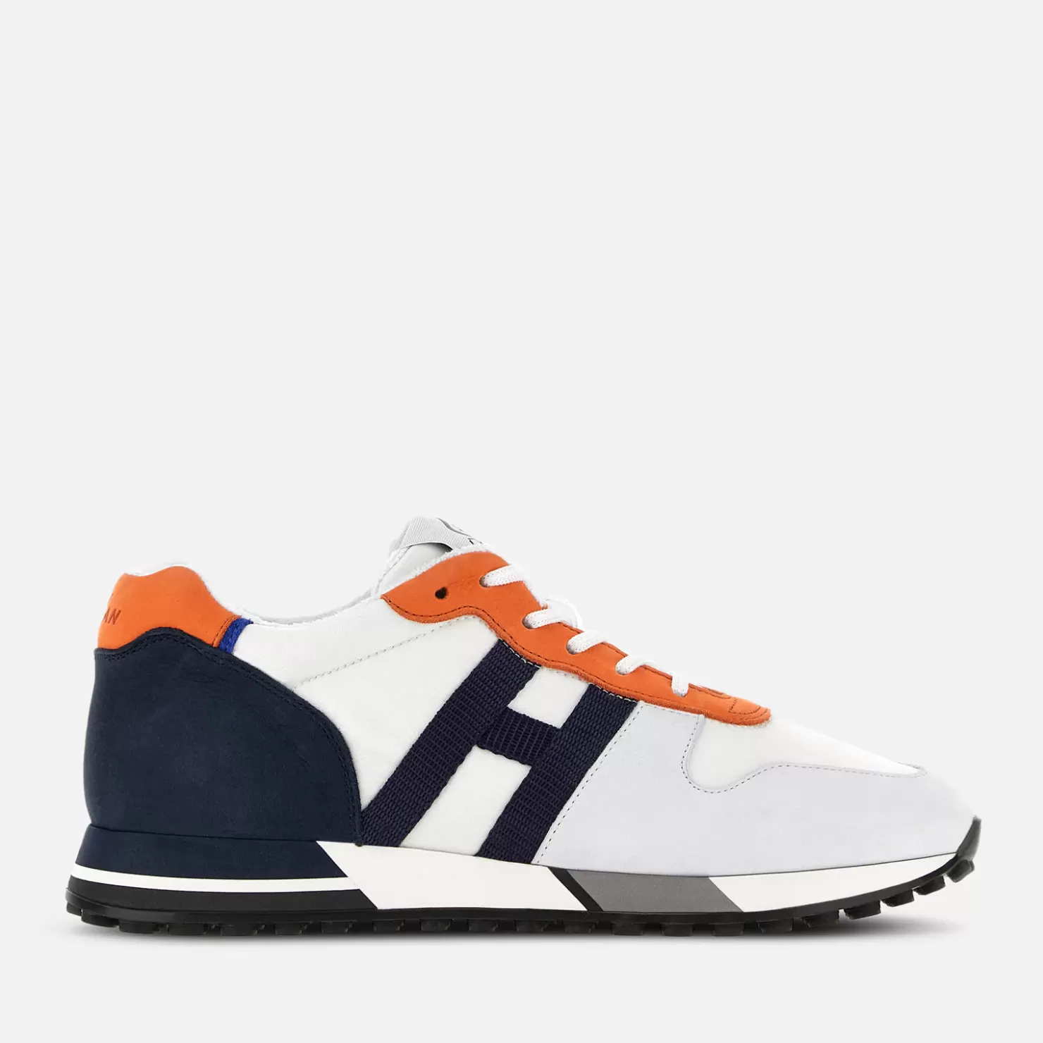 Sporty Sneaker<Hogan Sneakers H383 Weiss/ Orange/ Blau