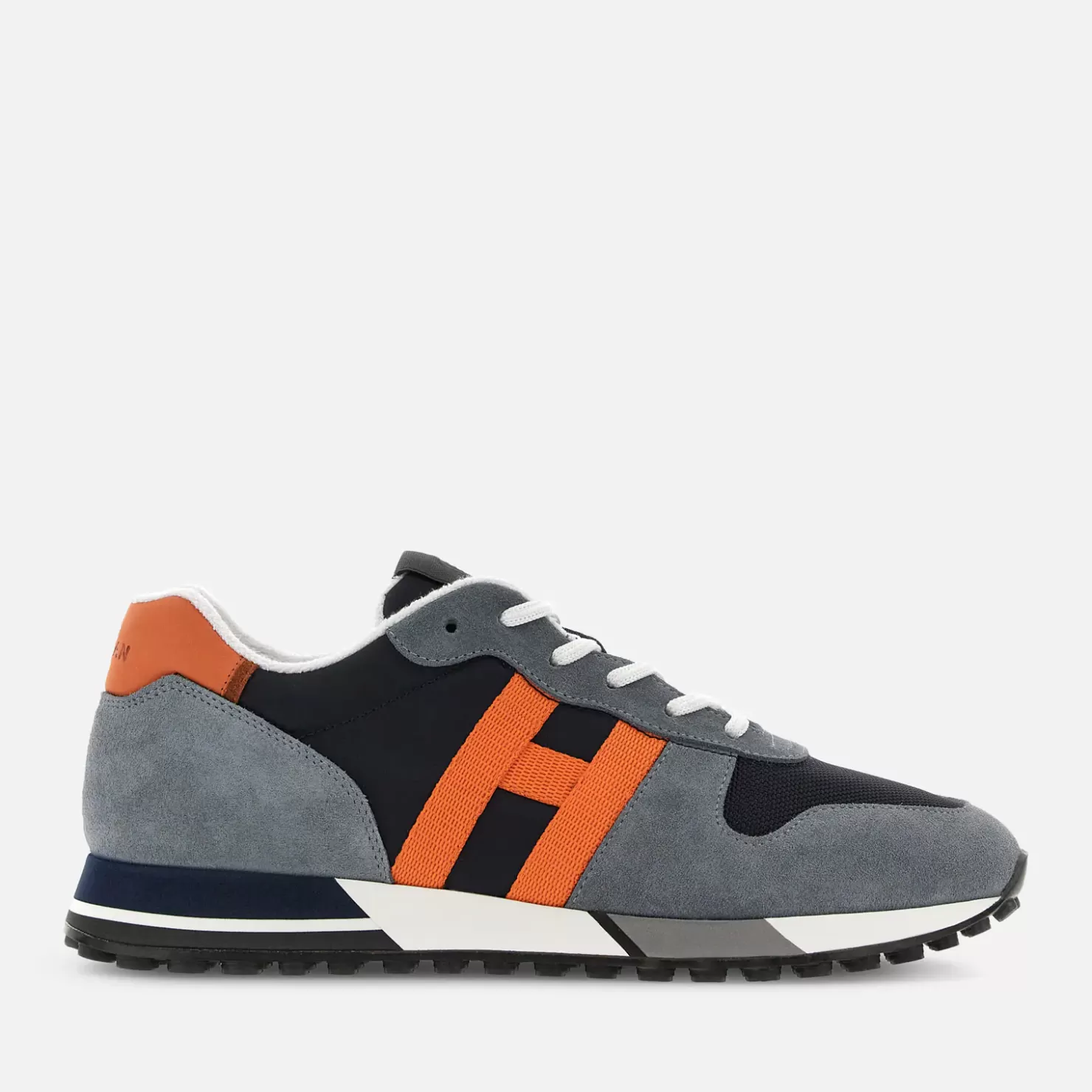 Sporty Sneaker<Hogan Sneakers H383 Grau/ Blau/ Orange