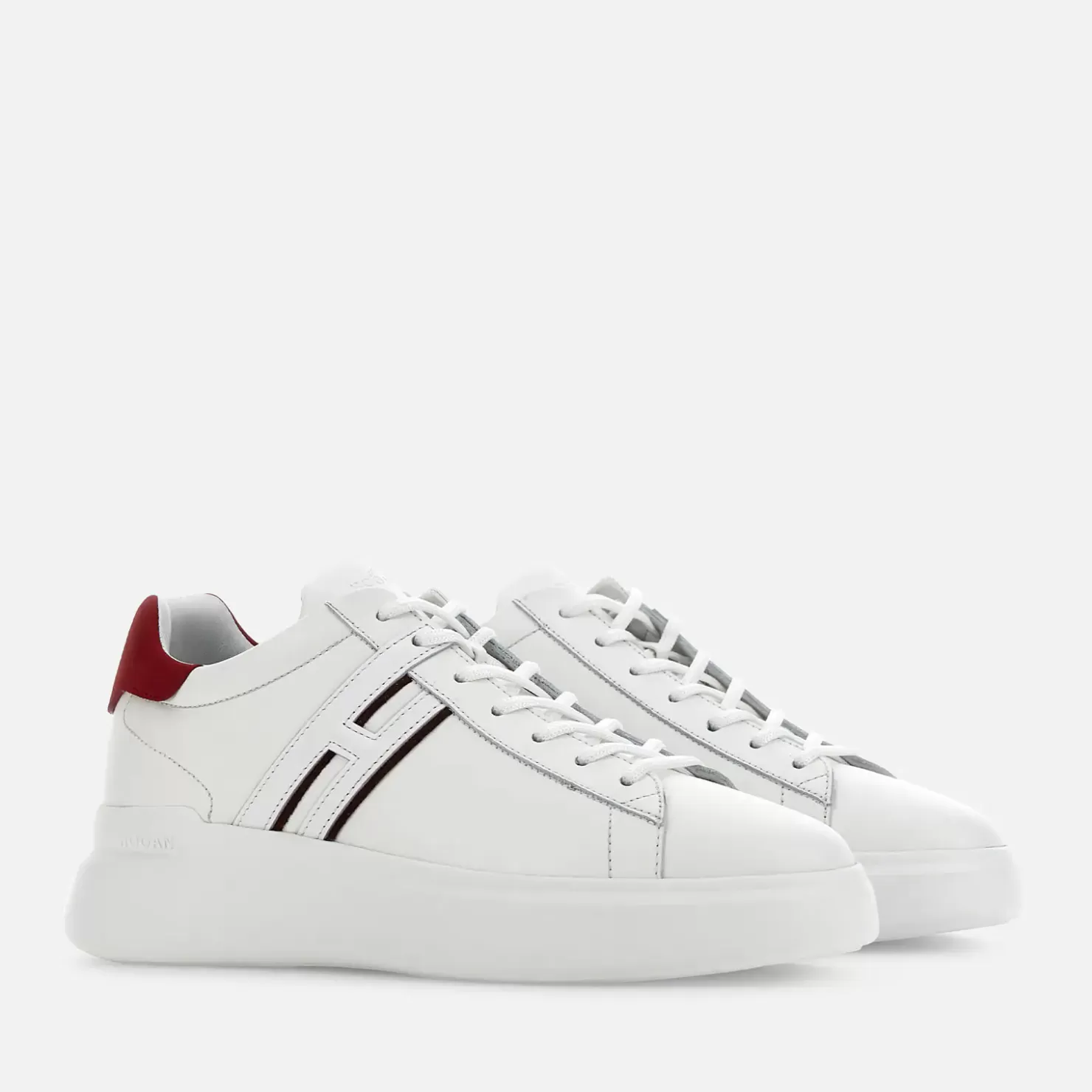 Chunky Sneakers<Hogan Sneakers H580 Weiss/ Rosa/ Schwarz