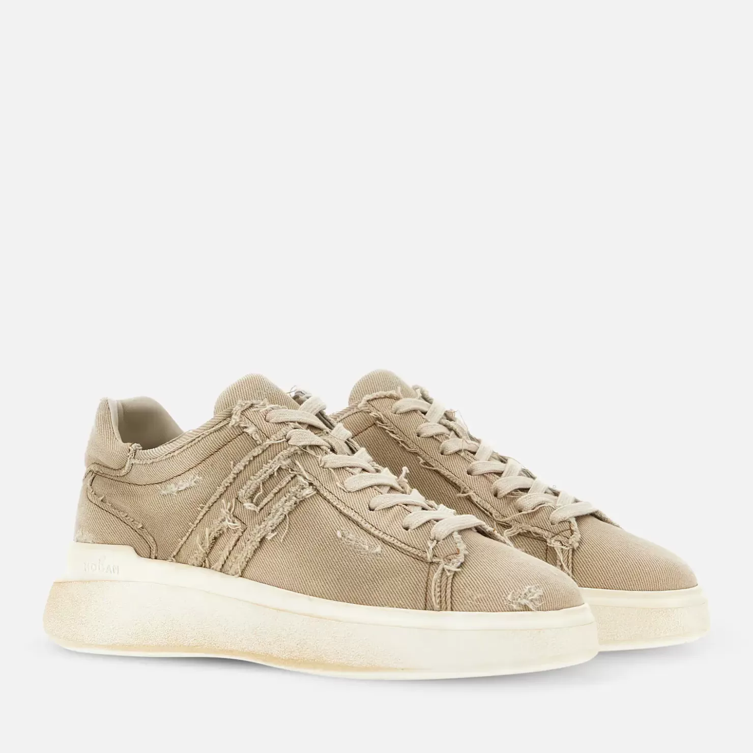 Chunky Sneakers<Hogan Sneakers H580 Beige