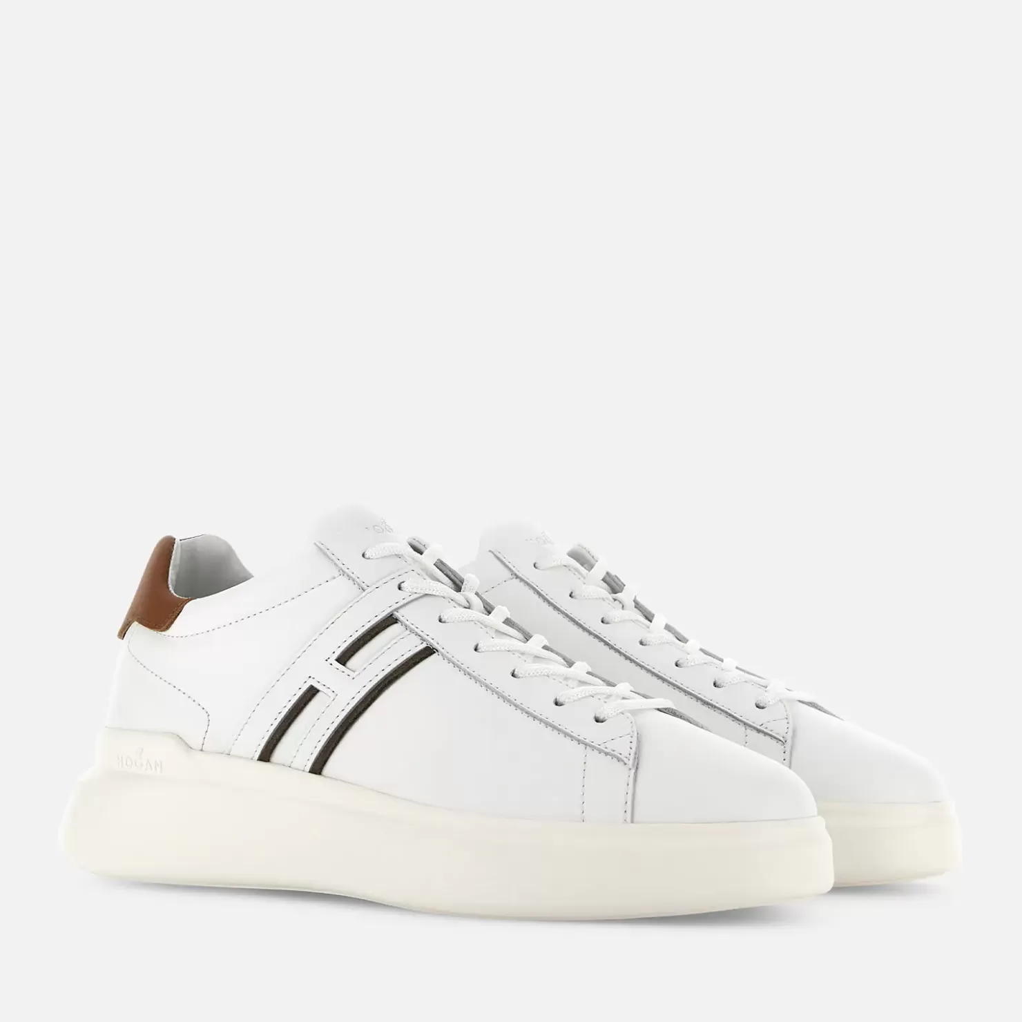 Chunky Sneakers<Hogan Sneakers H580 Weiss/ Braun