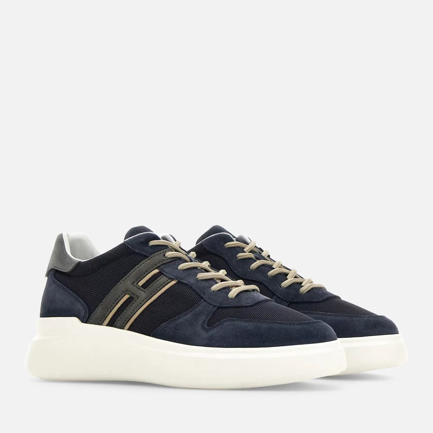 Chunky Sneakers<Hogan Sneakers H580 Blau/ Grau/ Beige