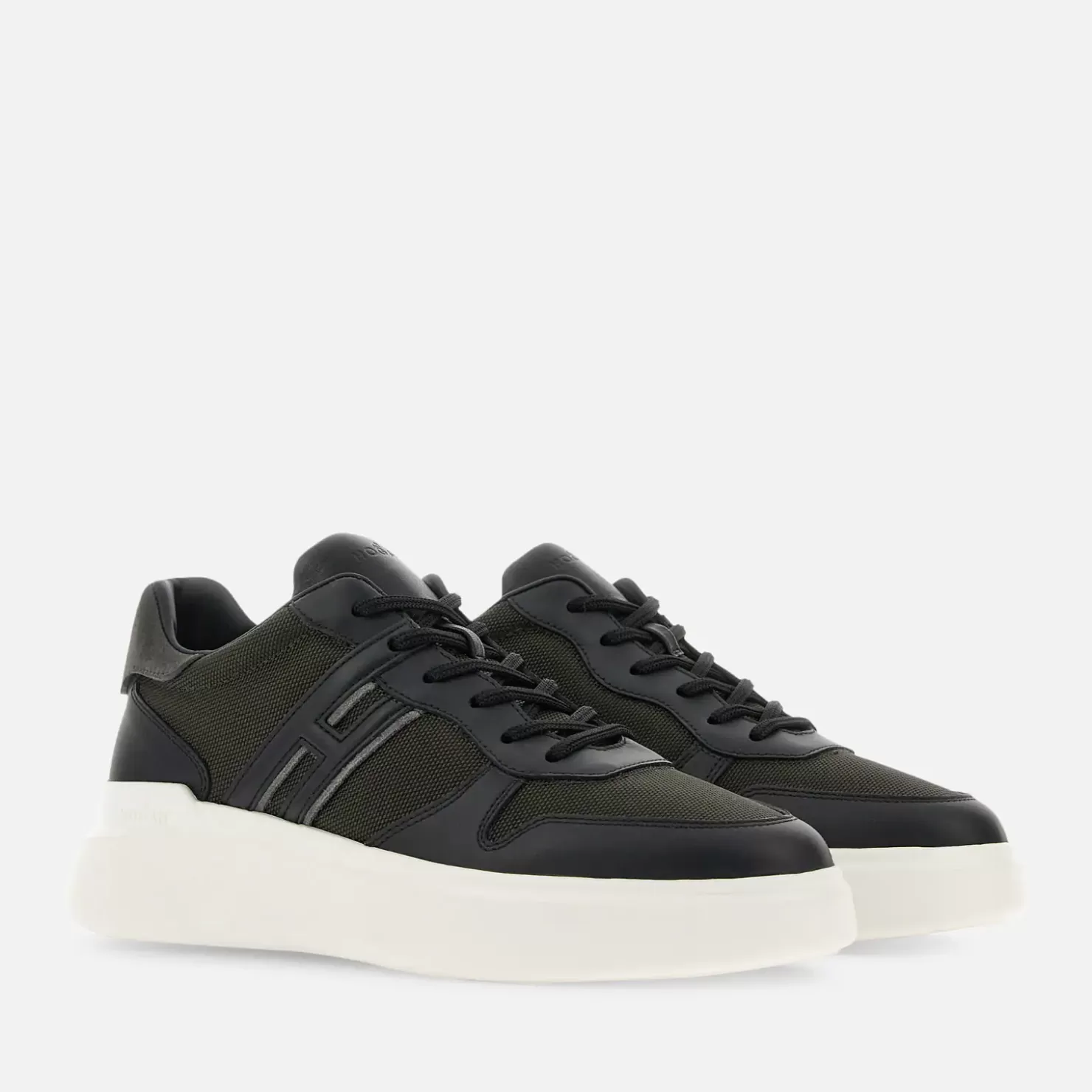 Chunky Sneakers<Hogan Sneakers H580 Schwarz/ Grau