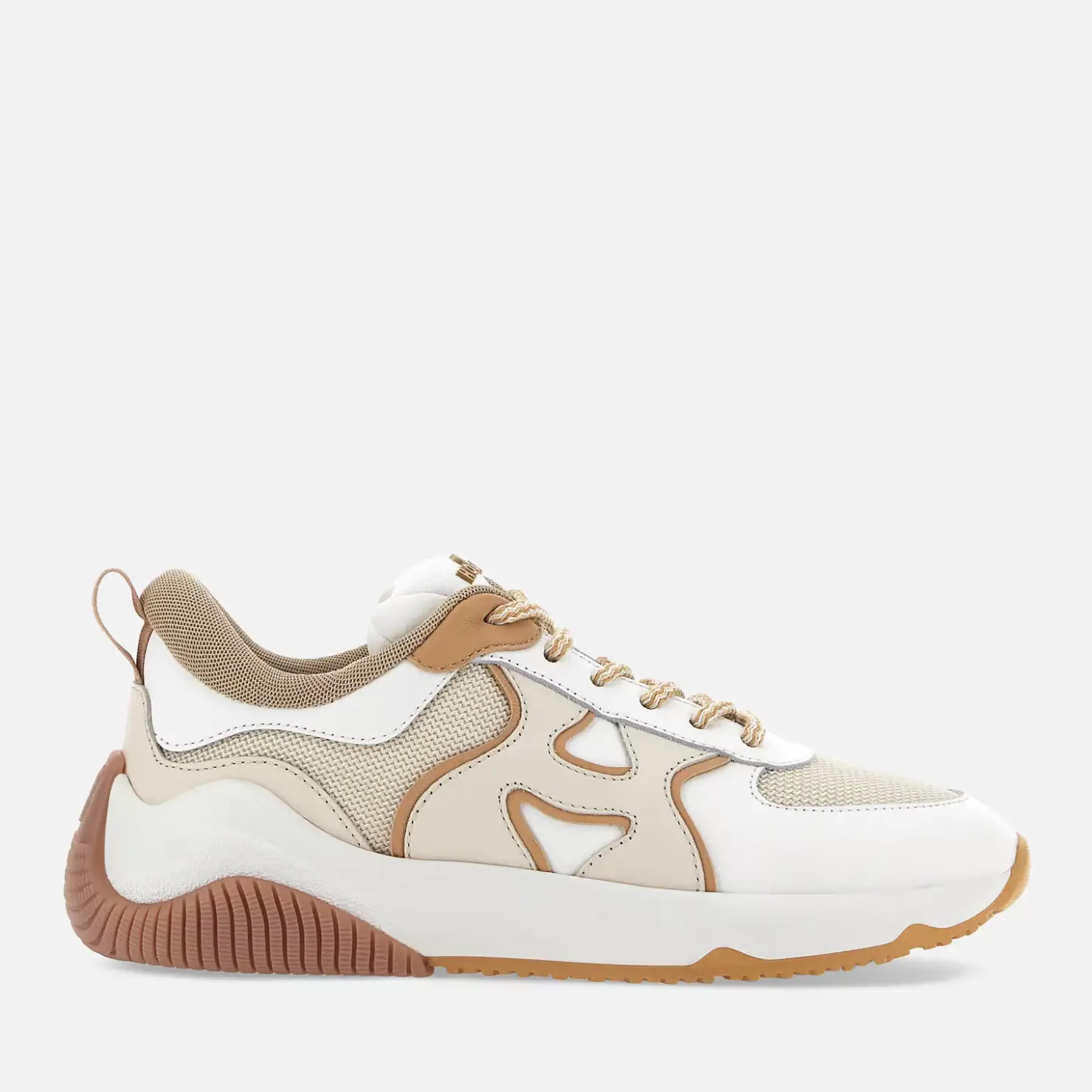 Sporty Sneakers<Hogan Sneakers H597 Weiss/ Elfenbein/ Beige