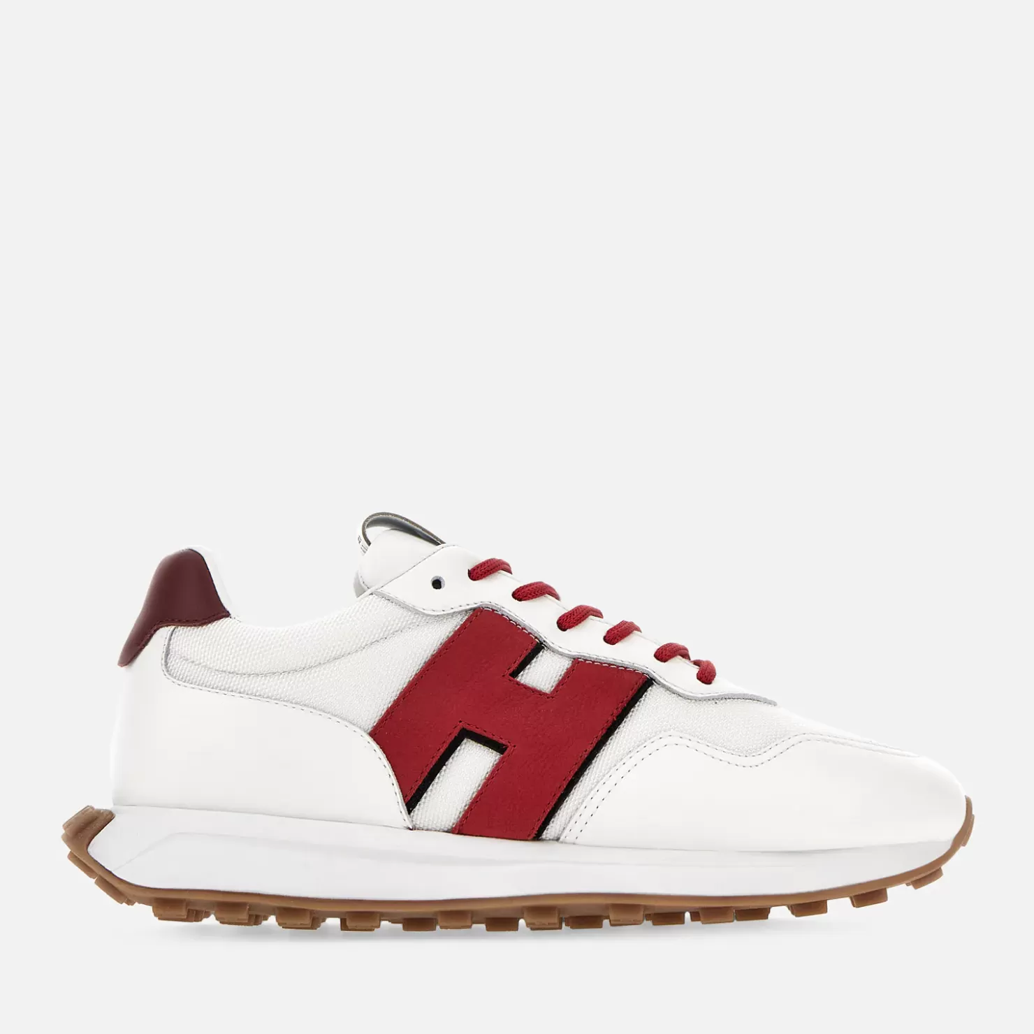 Sporty Sneaker<Hogan Sneakers H601 Weiss/ Rot/ Bordeaux