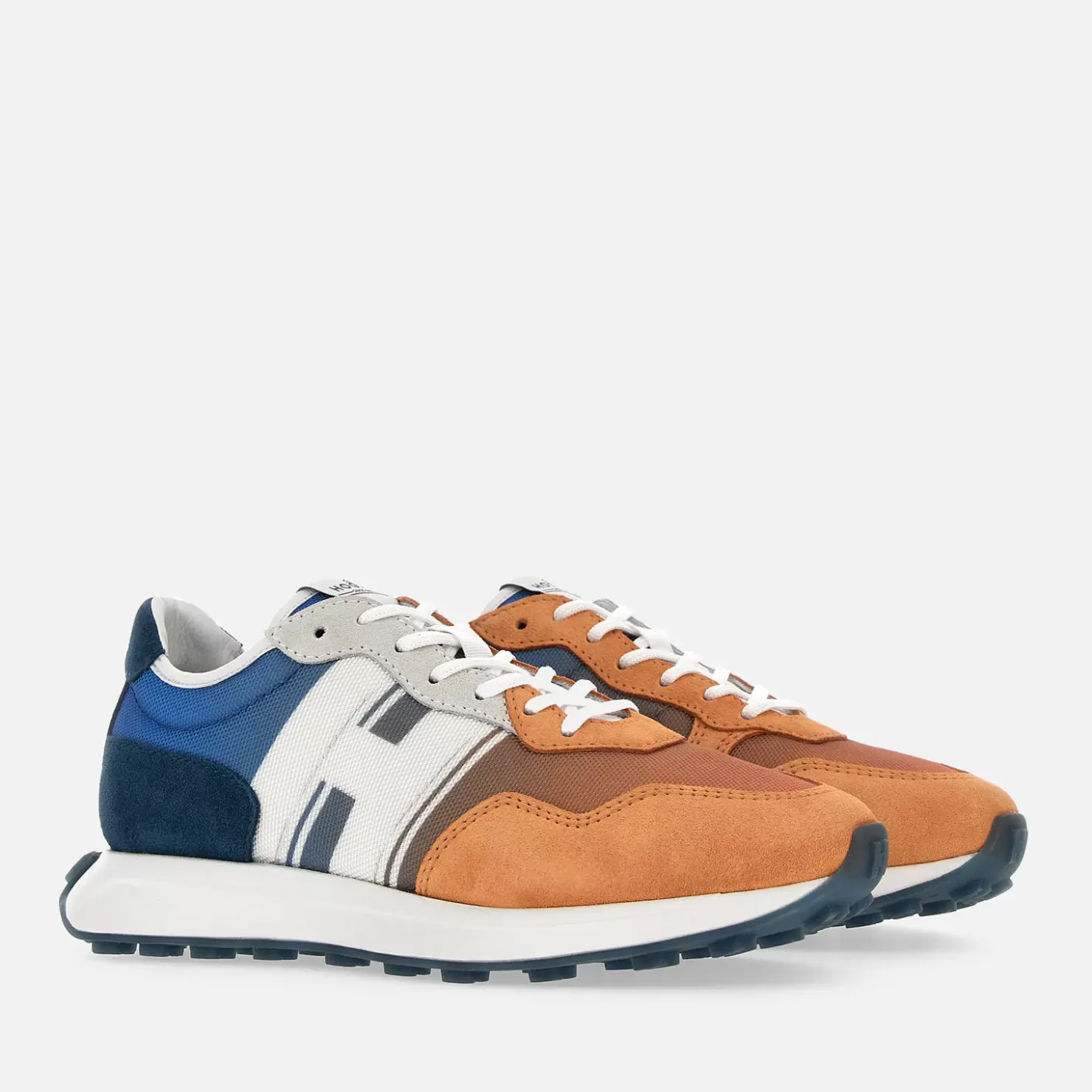 Sporty Sneaker<Hogan Sneakers H601 Blau/ Orange/ Weiss