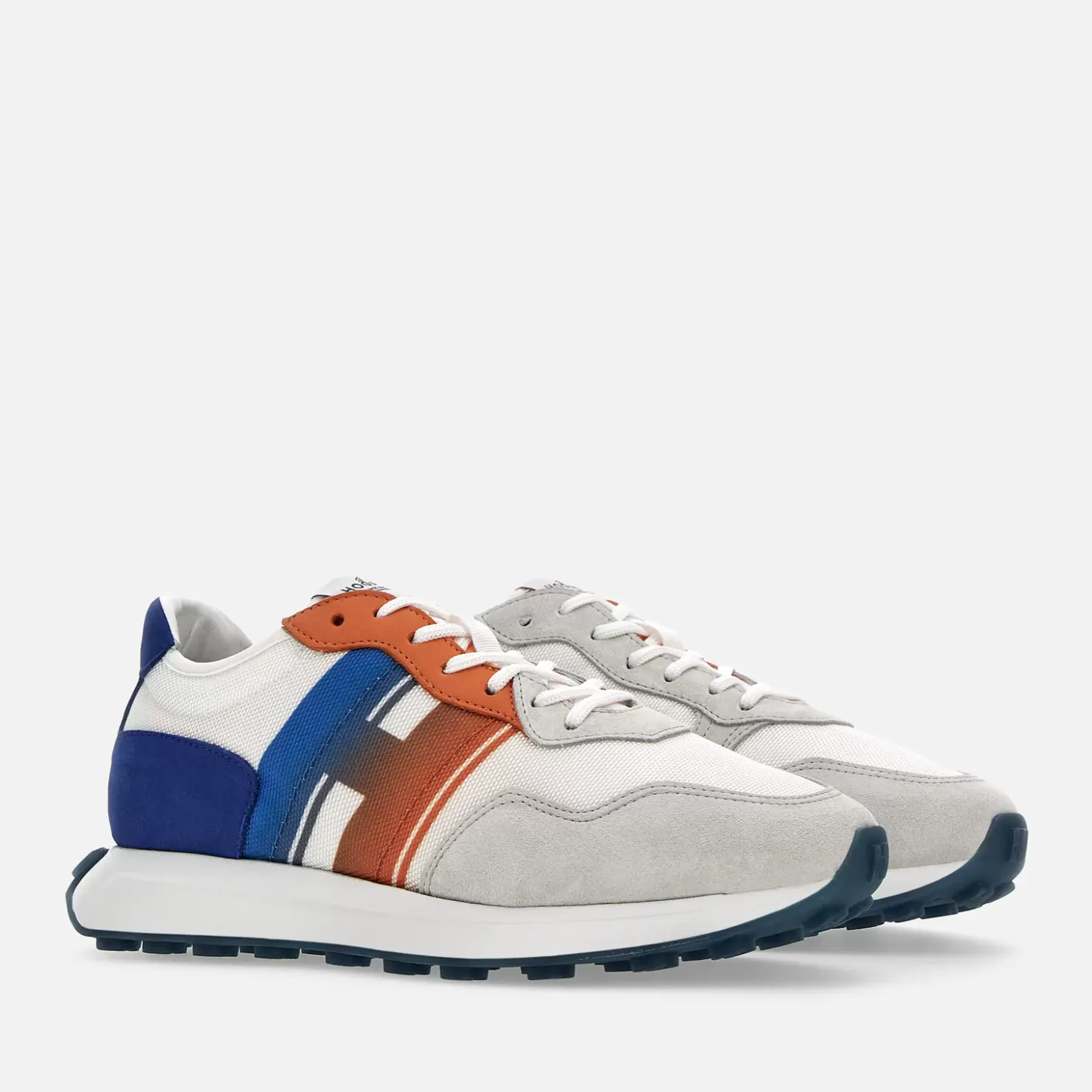 Sporty Sneaker<Hogan Sneakers H601 Blau/ Orange/ Weiss