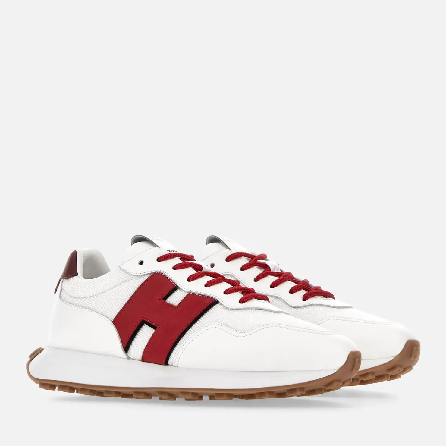 Sporty Sneaker<Hogan Sneakers H601 Weiss/ Rot/ Bordeaux