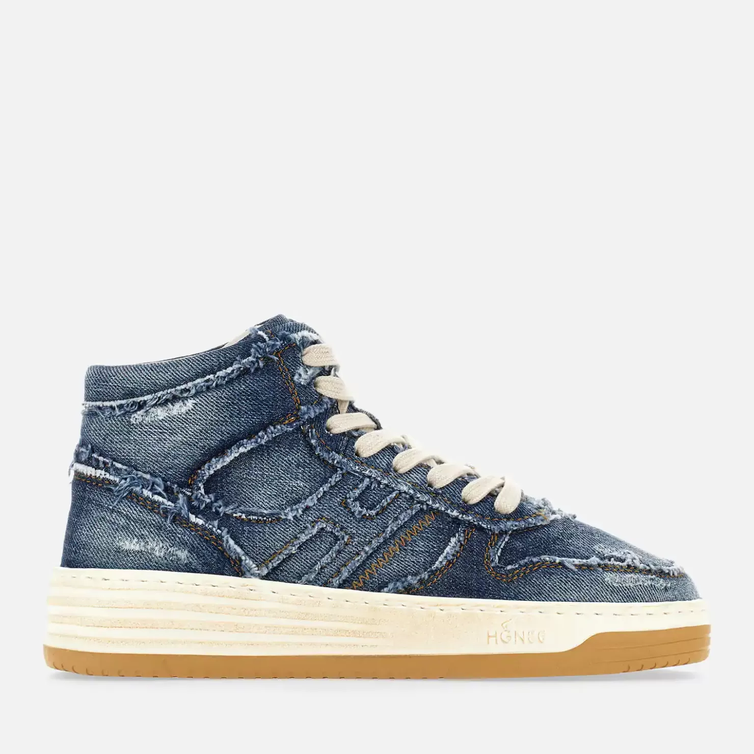 Flat Sneaker<Hogan Sneakers H630 High Top Blau