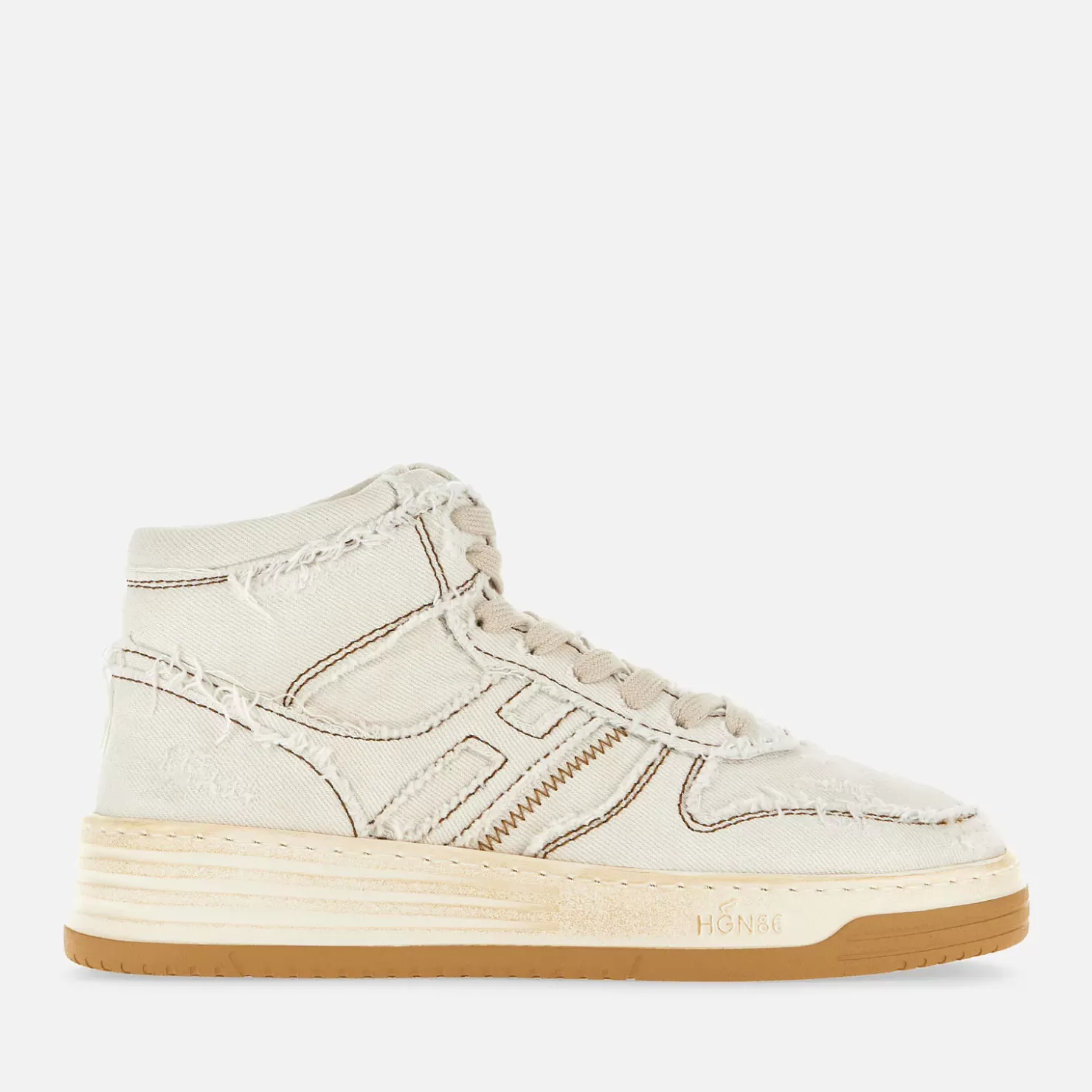 Flat Sneaker<Hogan Sneakers H630 High Top Weiss