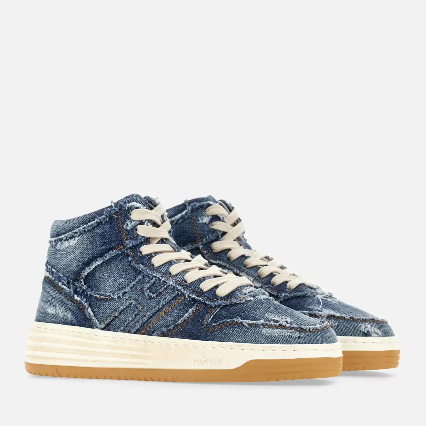 Flat Sneaker<Hogan Sneakers H630 High Top Blau