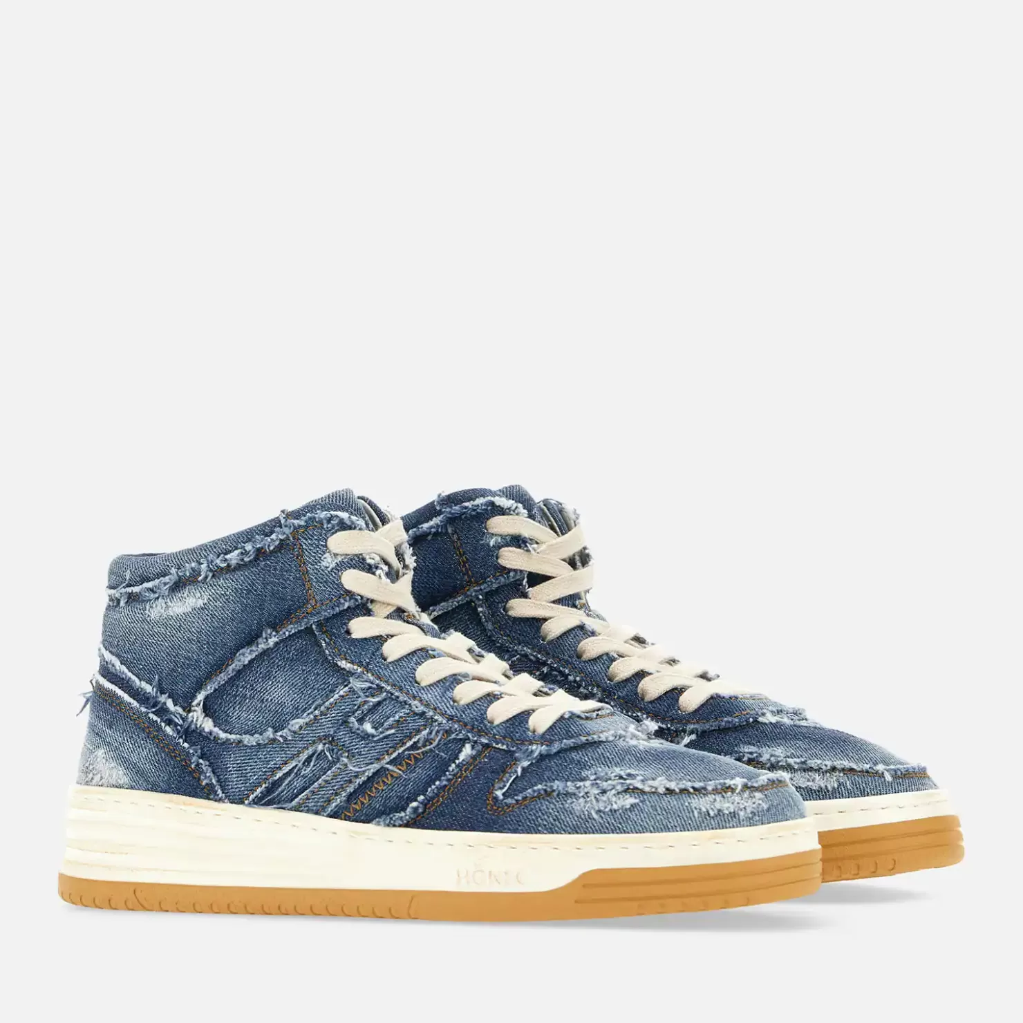 Flat Sneaker<Hogan Sneakers H630 High Top Blau