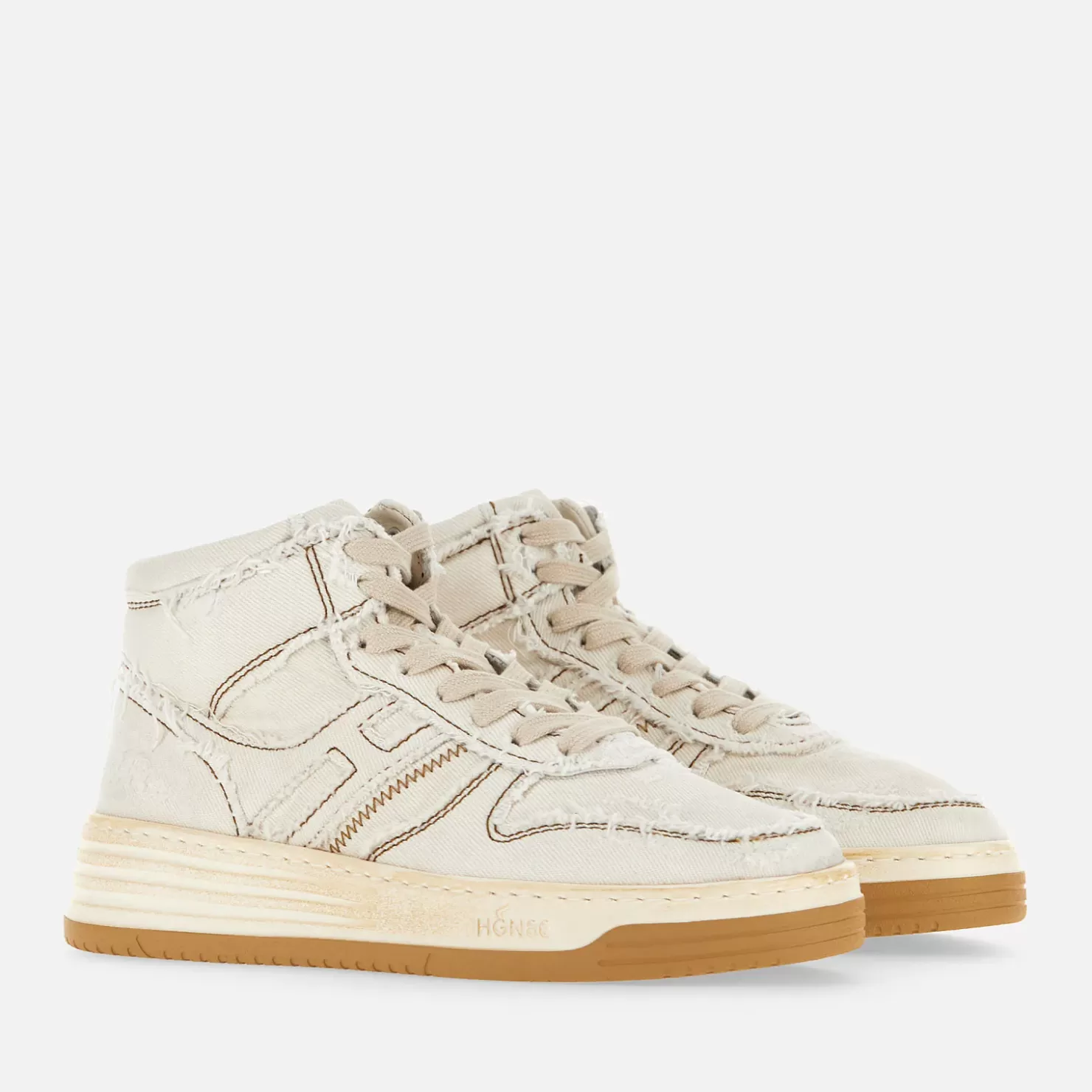 Flat Sneaker<Hogan Sneakers H630 High Top Weiss