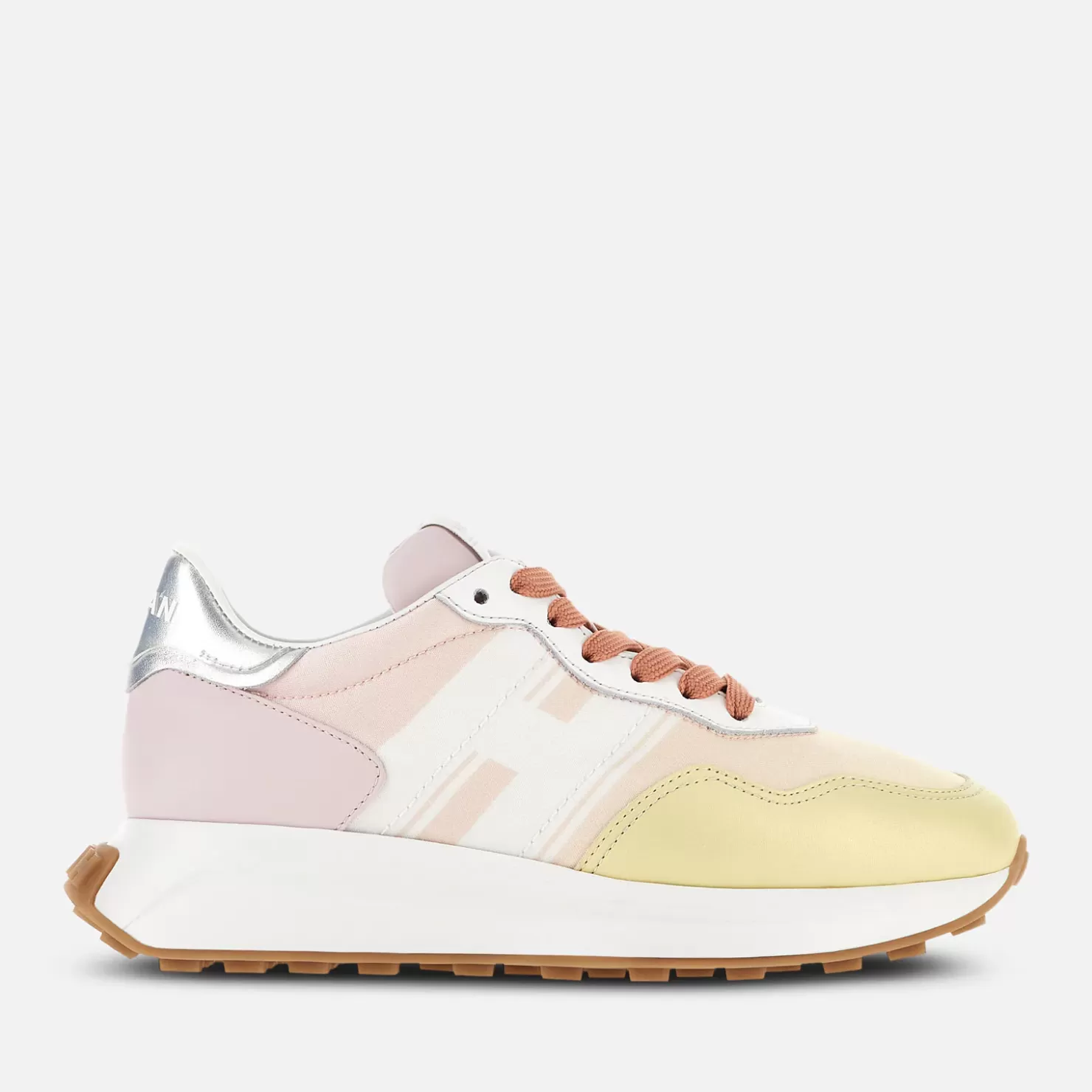 Sporty Sneakers<Hogan Sneakers H641 Weiss/ Rosa/ Gelb