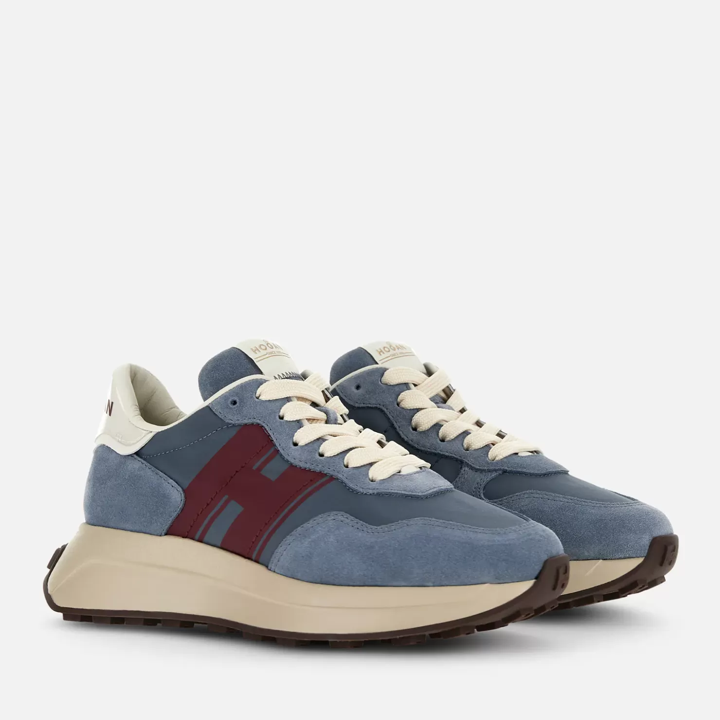 Sporty Sneakers<Hogan Sneakers H641 Blau/ Elfenbein/ Rot