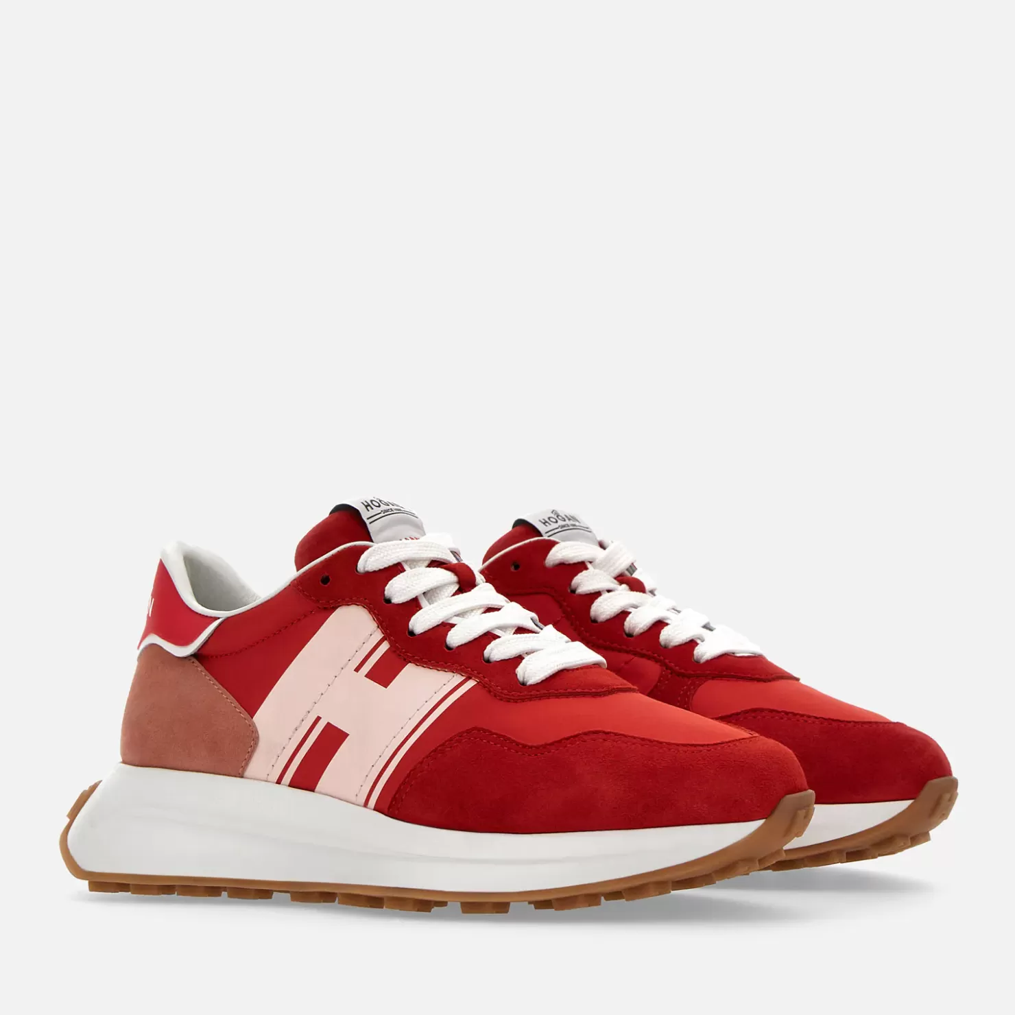 Sporty Sneakers<Hogan Sneakers H641 Rot/ Rosa/ Weiss