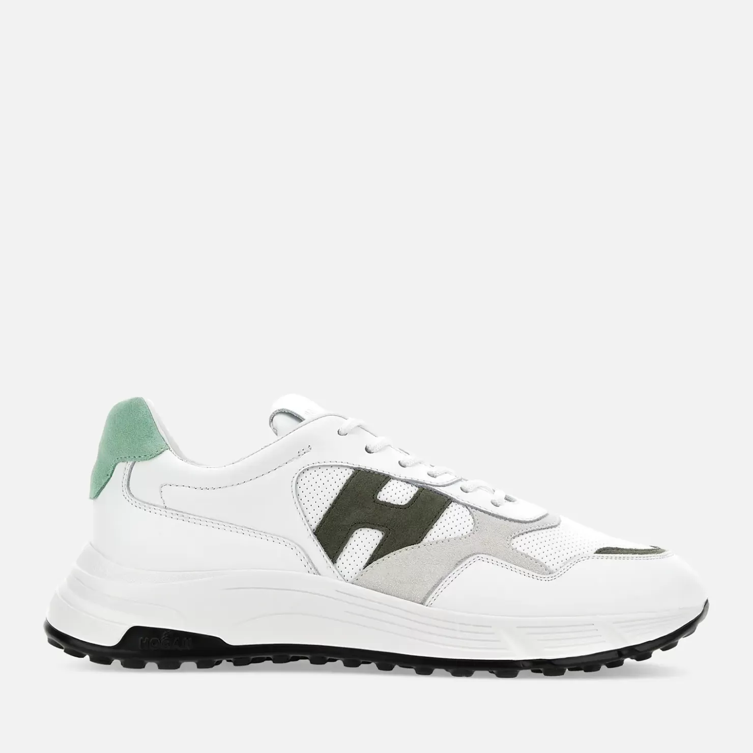 Sporty Sneaker<Hogan Sneakers Hyperlight Weiss/ Grun/ Grau