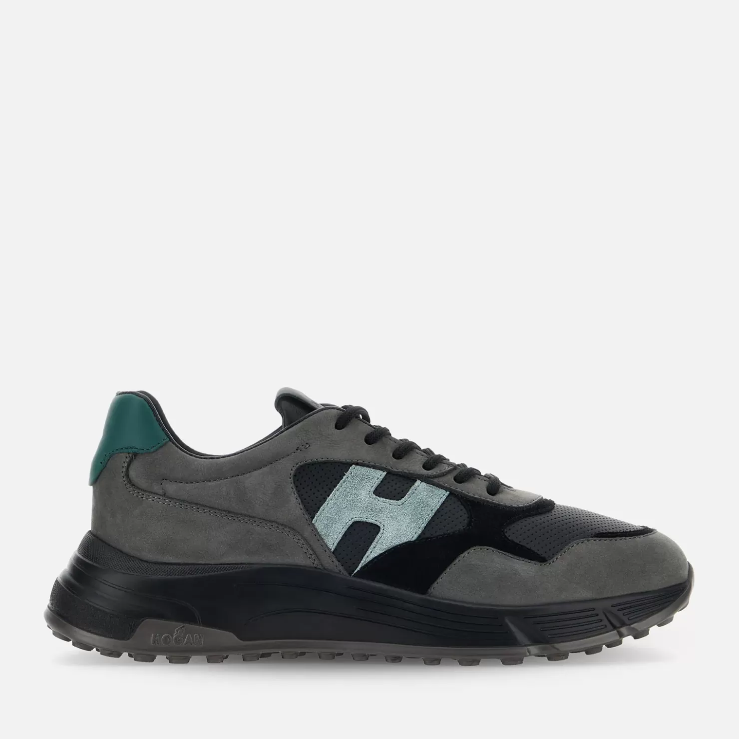 Sporty Sneaker<Hogan Sneakers Hyperlight Grau/ Schwarz/ Hellblau