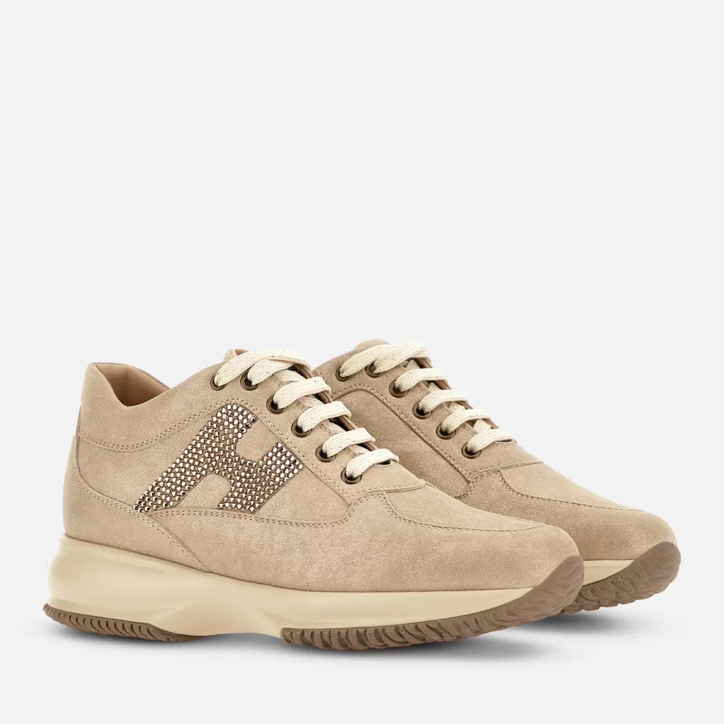 Interactive<Hogan Sneakers Interactive Beige