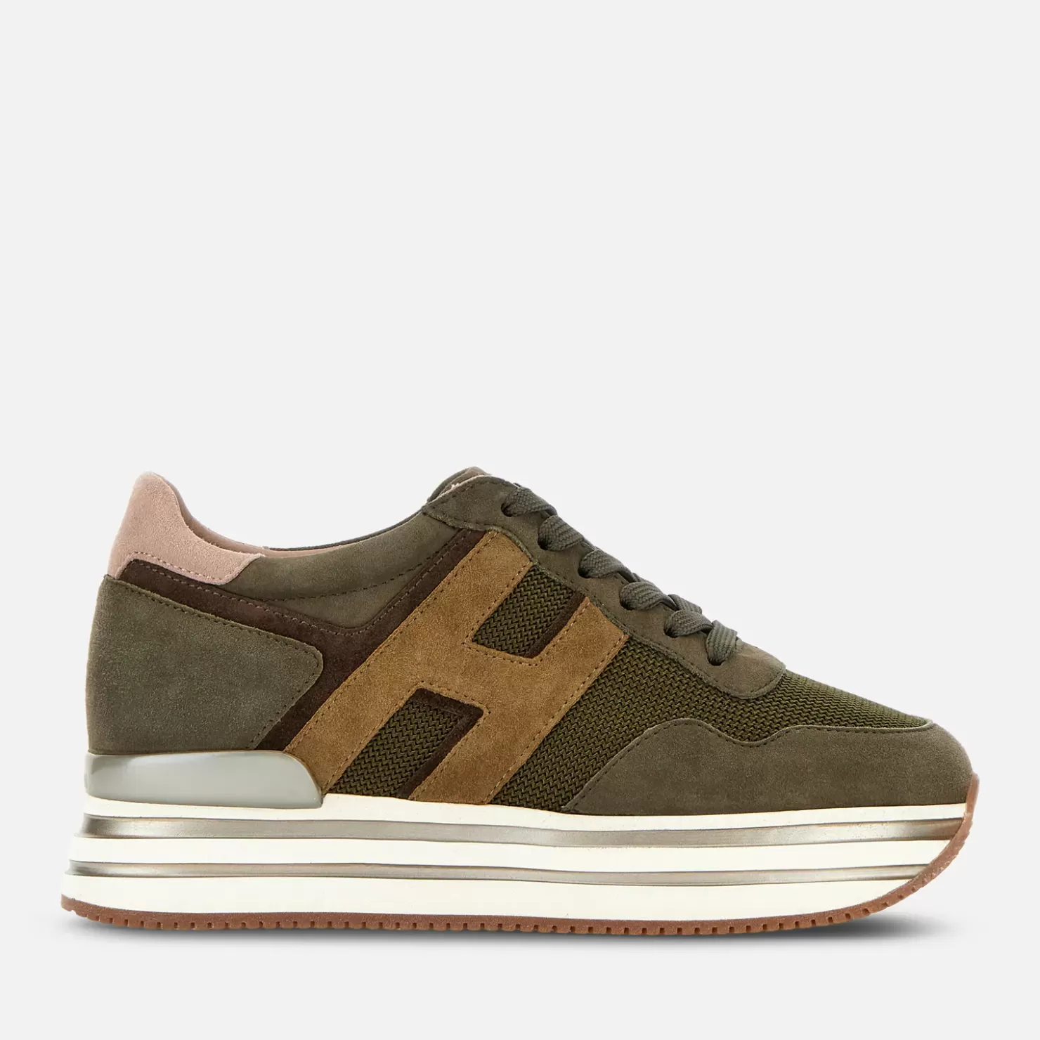 Plateauschuhe<Hogan Sneakers Midi H222 Grun