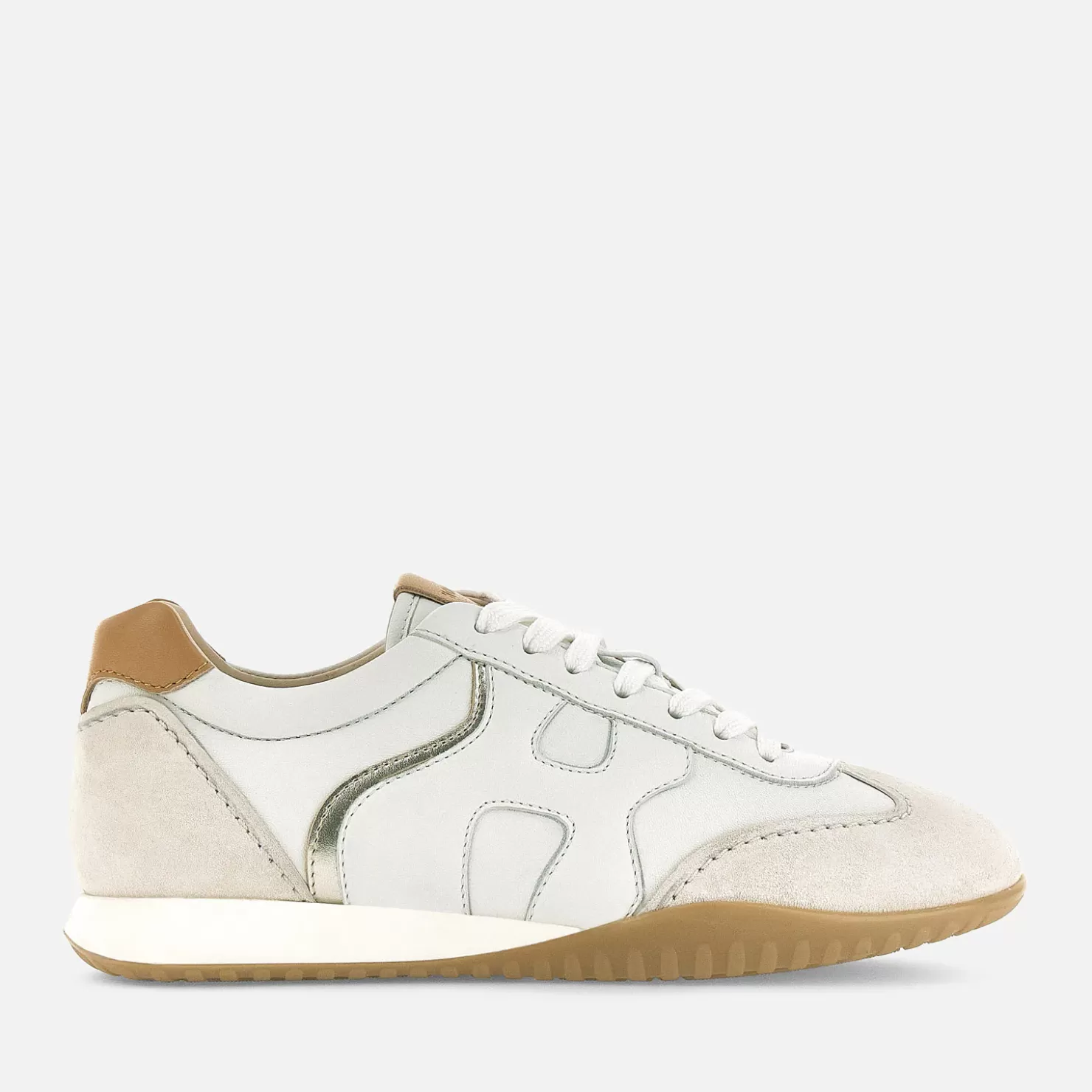 Flat Sneaker<Hogan Sneakers Olympia-Z Weiss/ Elfenbein/ Braun