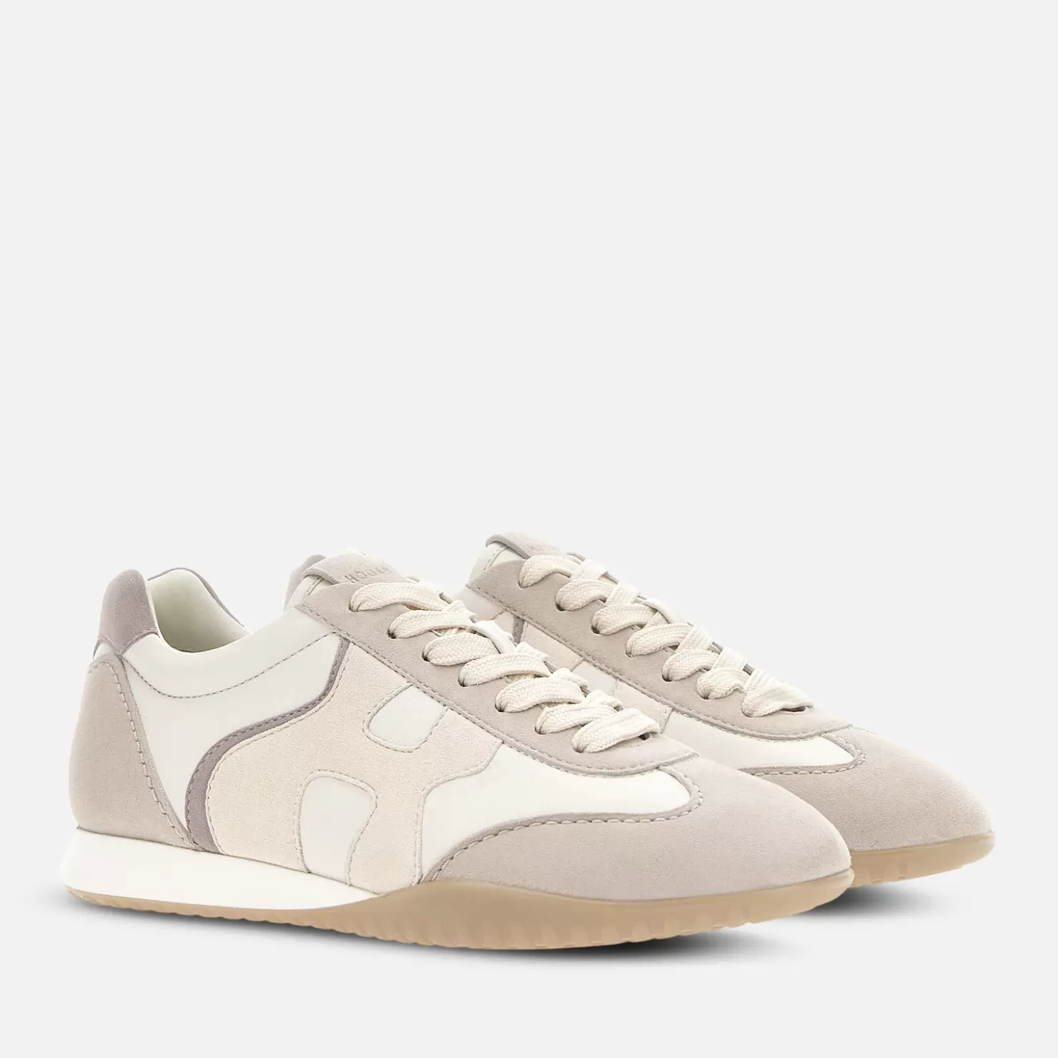 Flat Sneaker<Hogan Sneakers Olympia-Z Beige/ Rosa