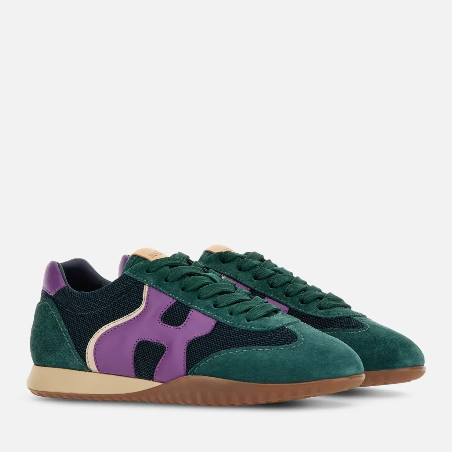 Flat Sneaker<Hogan Sneakers Olympia-Z Grun/ Lila