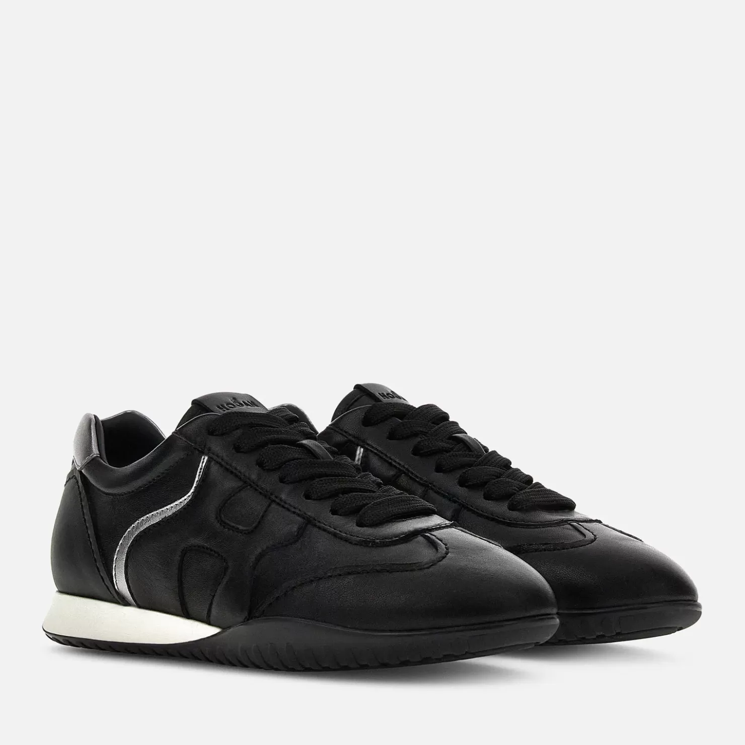 Flat Sneaker<Hogan Sneakers Olympia-Z Schwarz/ Silber